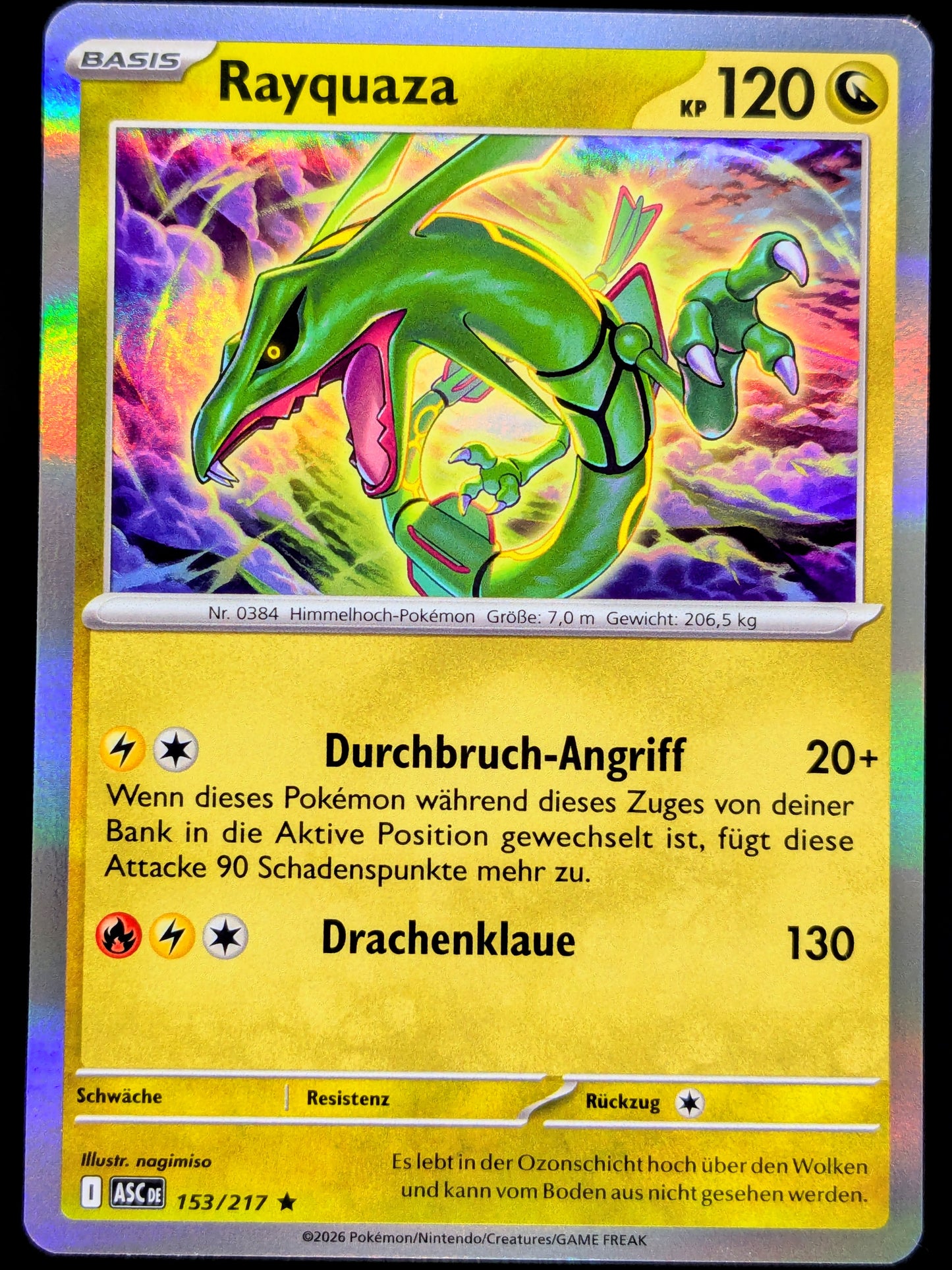 Rayquaza Holo 153/217 DE