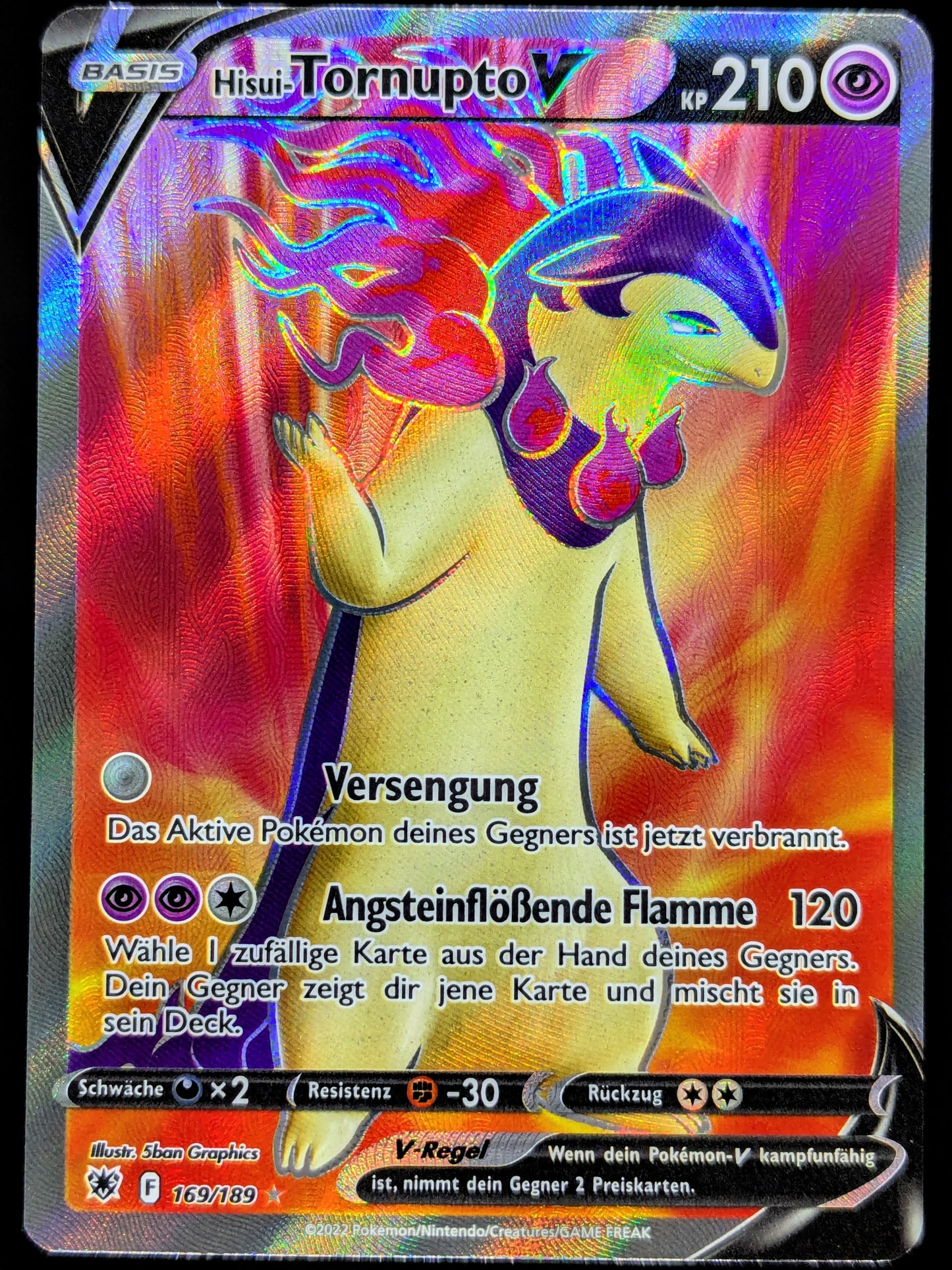 Hisui-Tornupto V Full Art 169/189 DE