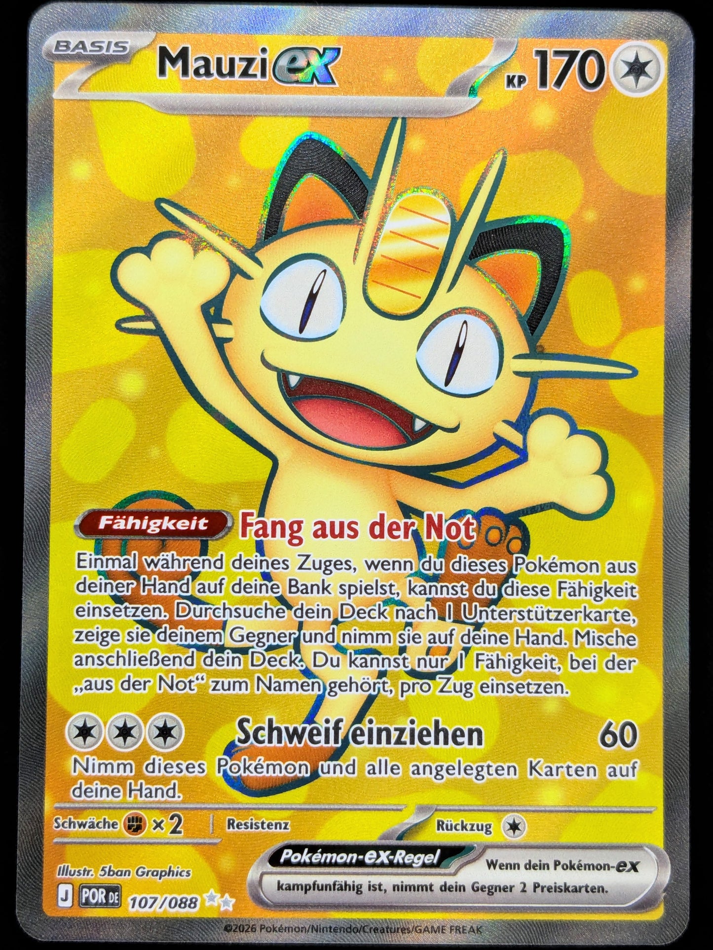 Mauzi Ex Full Art 107/088 DE