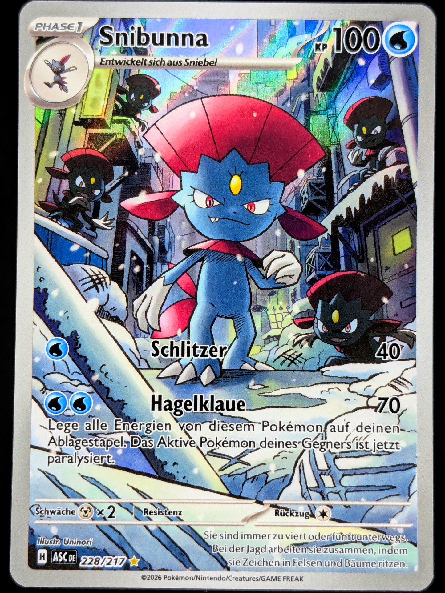 Snibunna 228/217 Illustration Rare DE