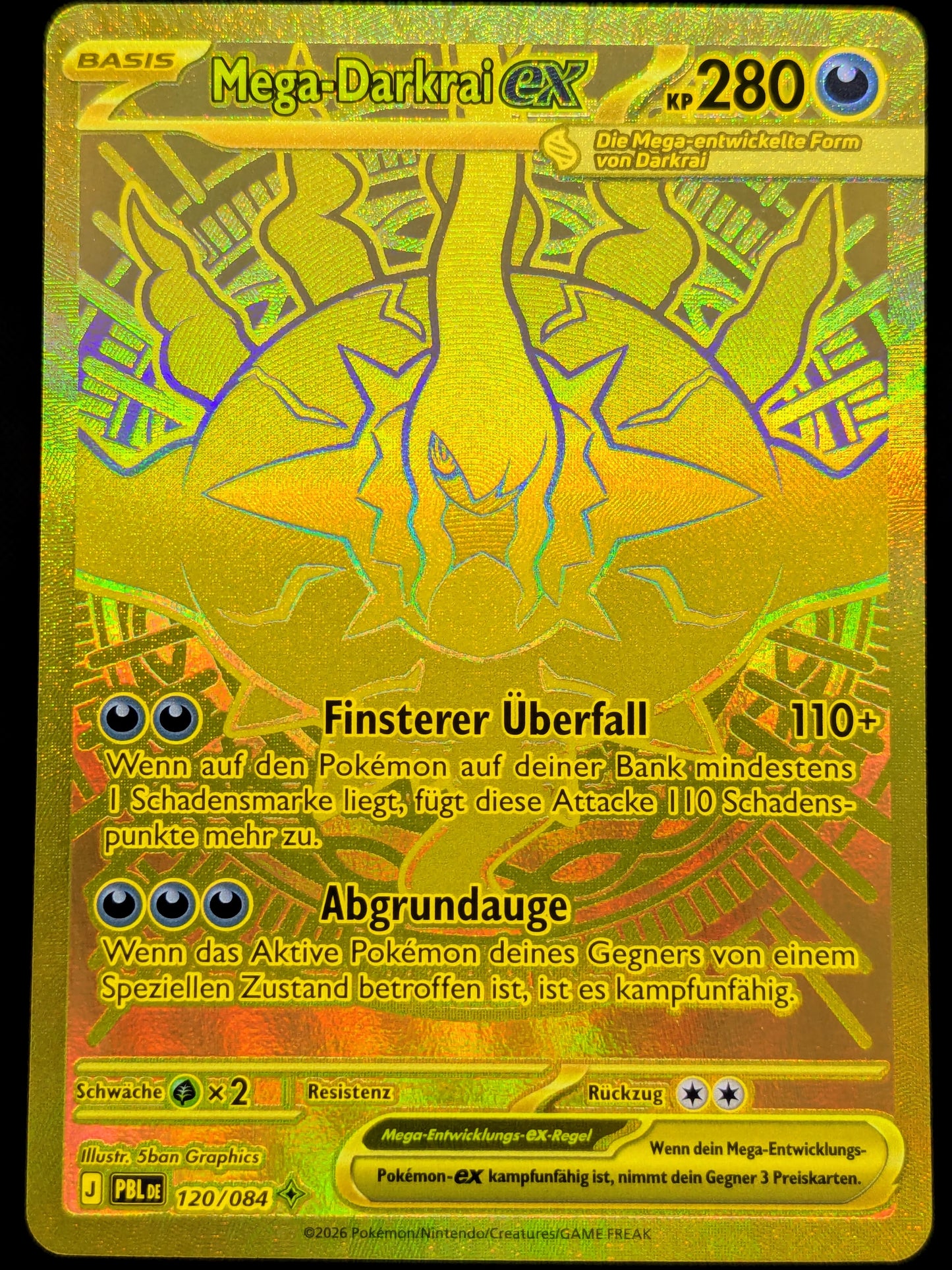 Mega-Darkrai Ex Gold 120/084 DE