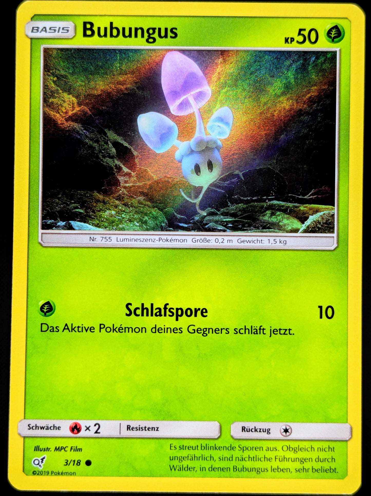 Bubungus Holo 3/18 DE
