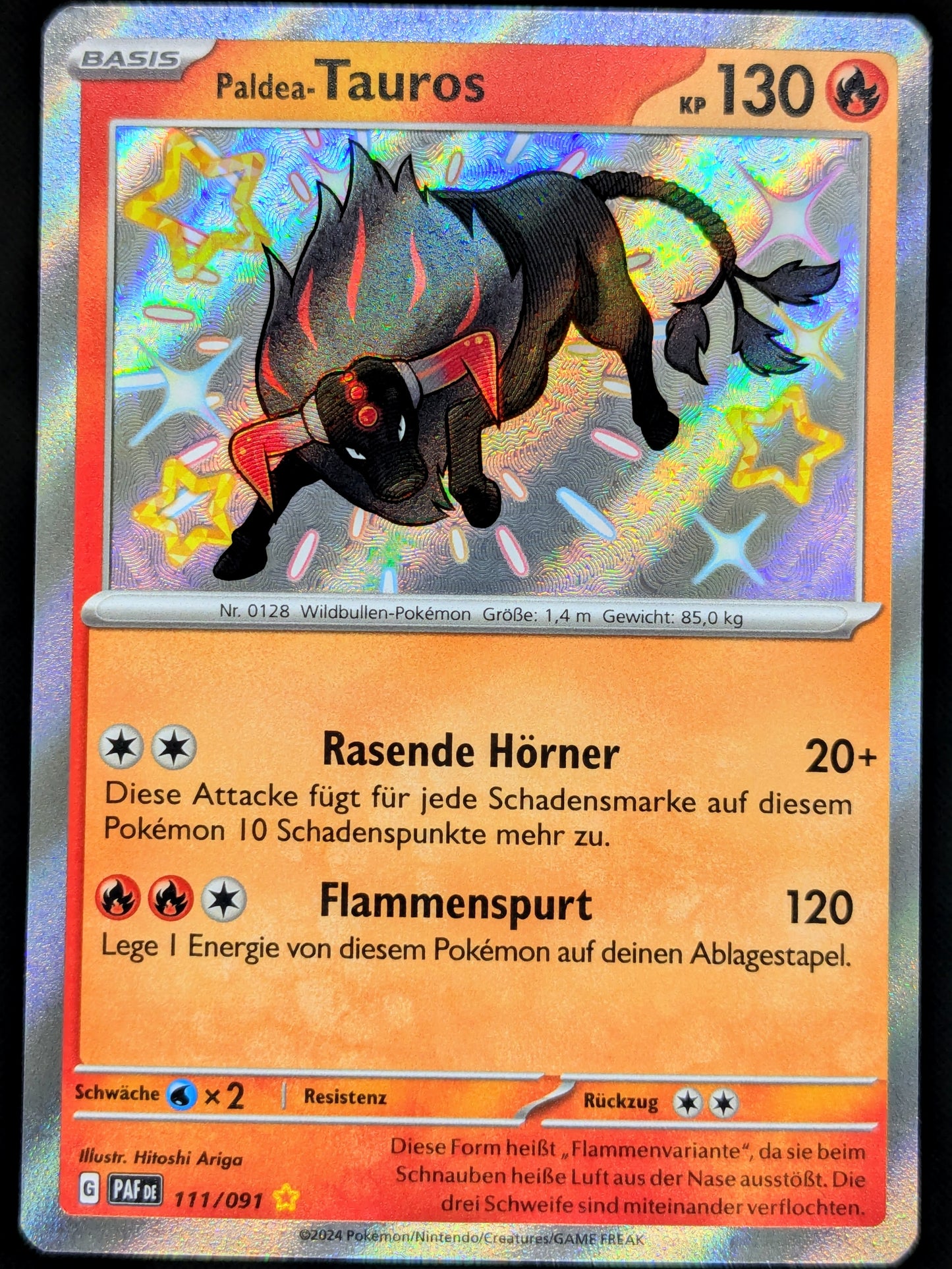 Paldea-Tauros Shiny 111/091 DE