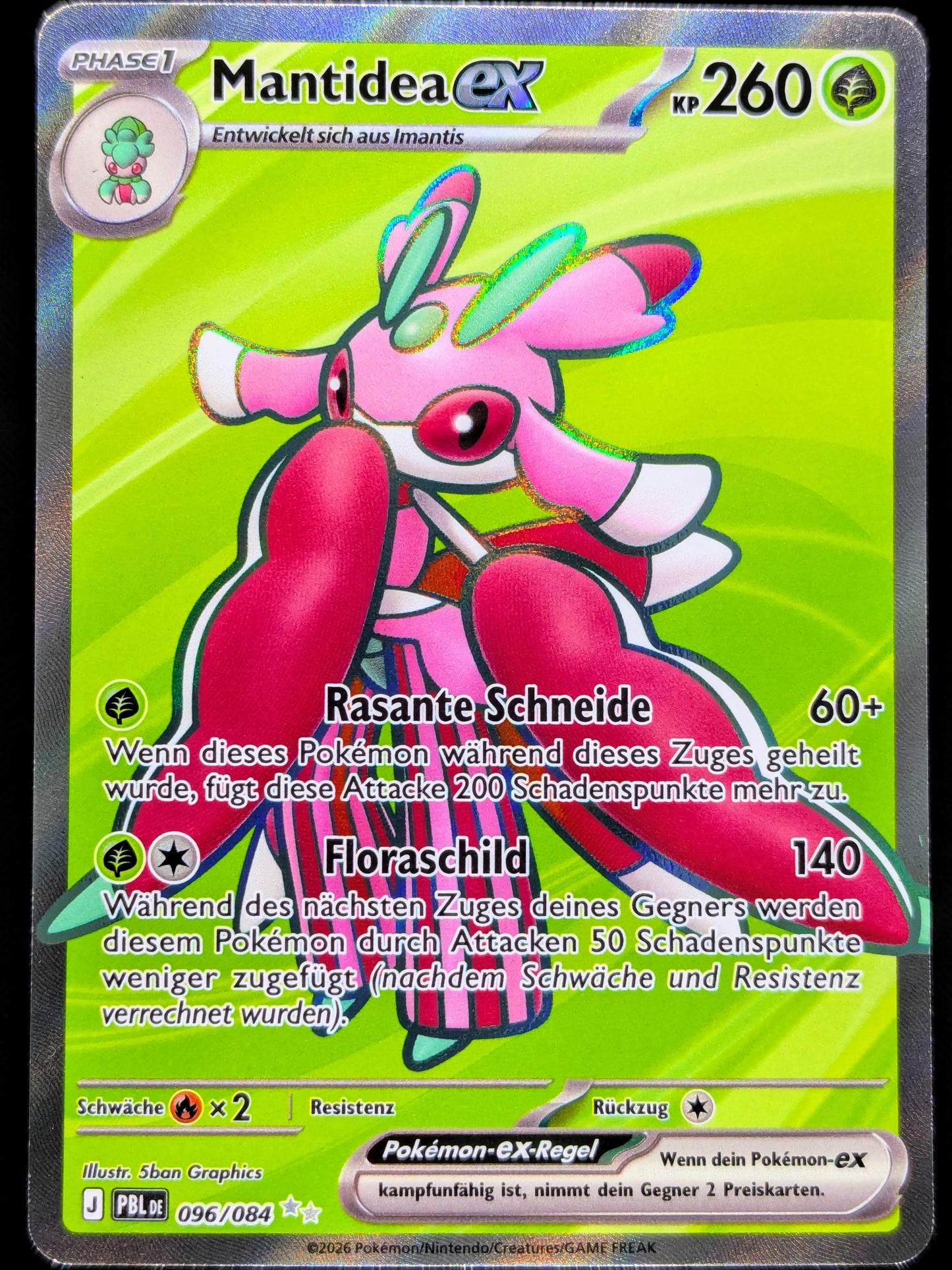 Mantidea Ex Full Art 096/084 DE