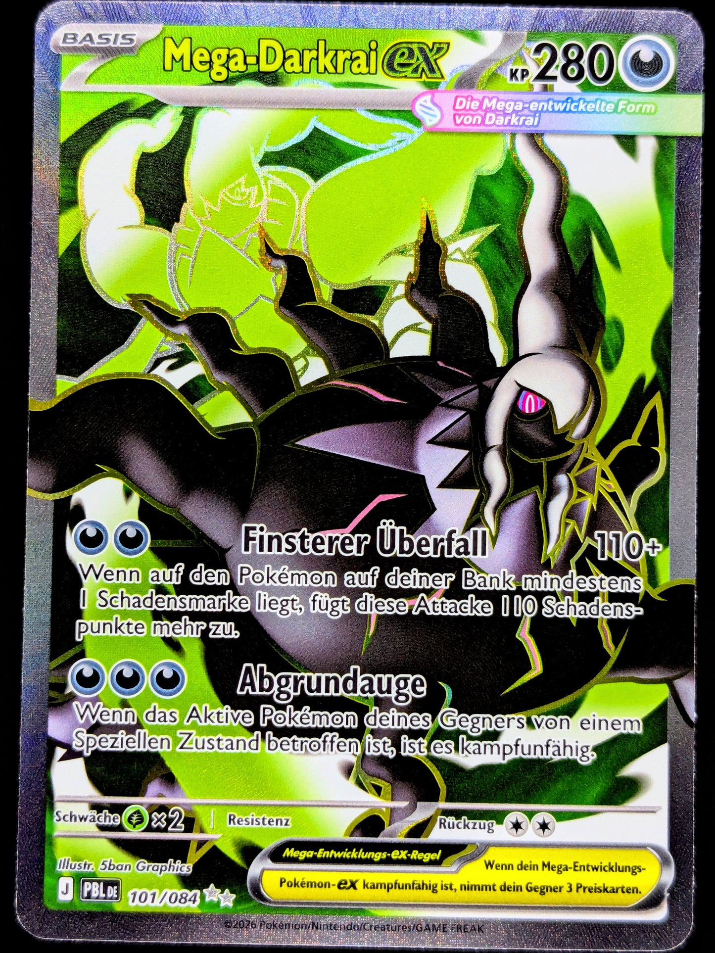 Mega-Darkrai Ex Full Art 101/084 DE