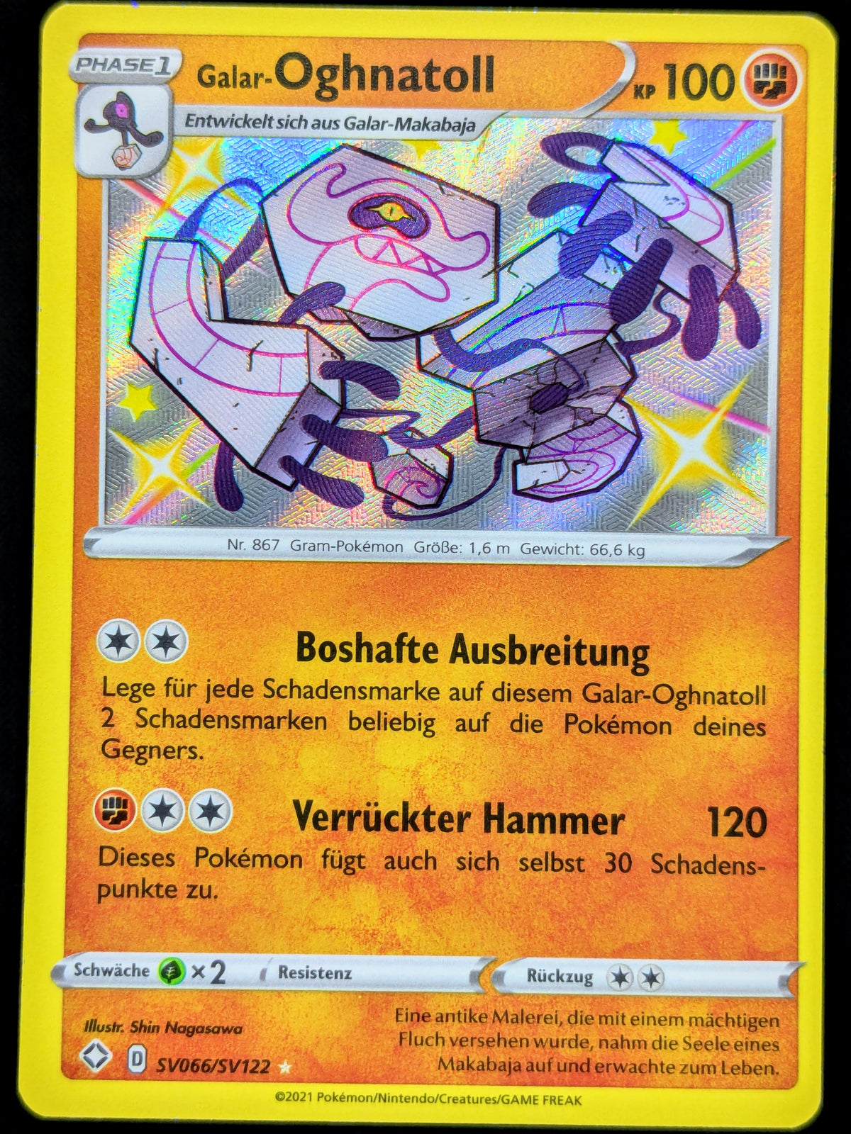 Galar-Oghnatoll Shiny SV066/SV122 DE