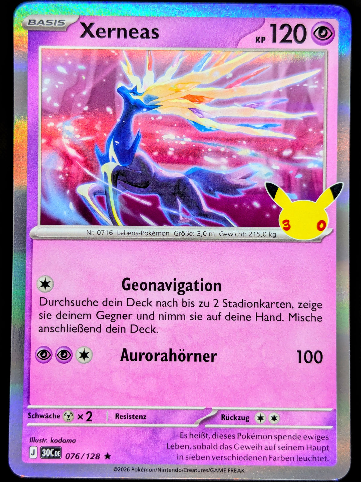 Xerneas Holo 076/128 DE