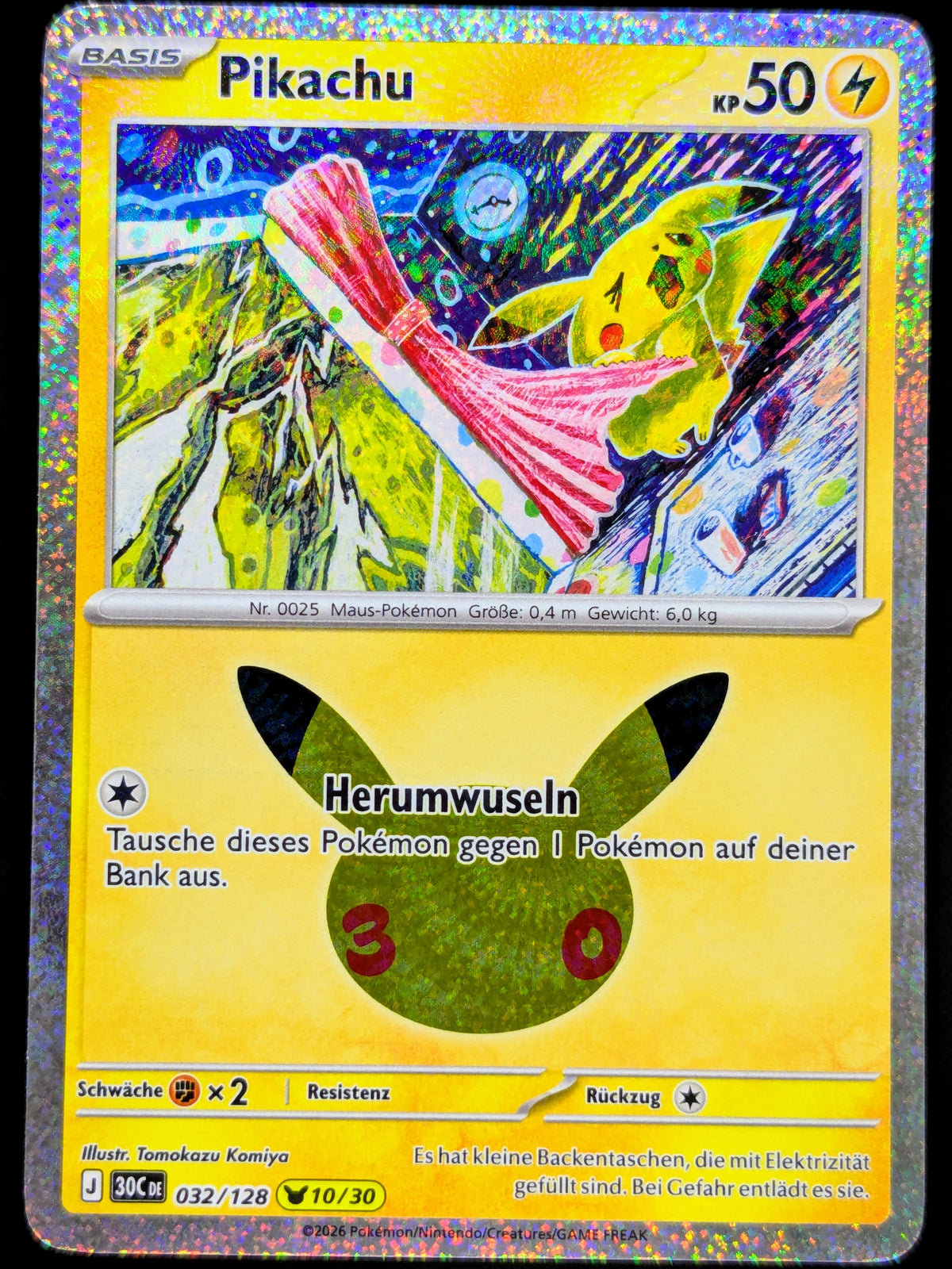 Pikachu 032/128 10/30 DE
