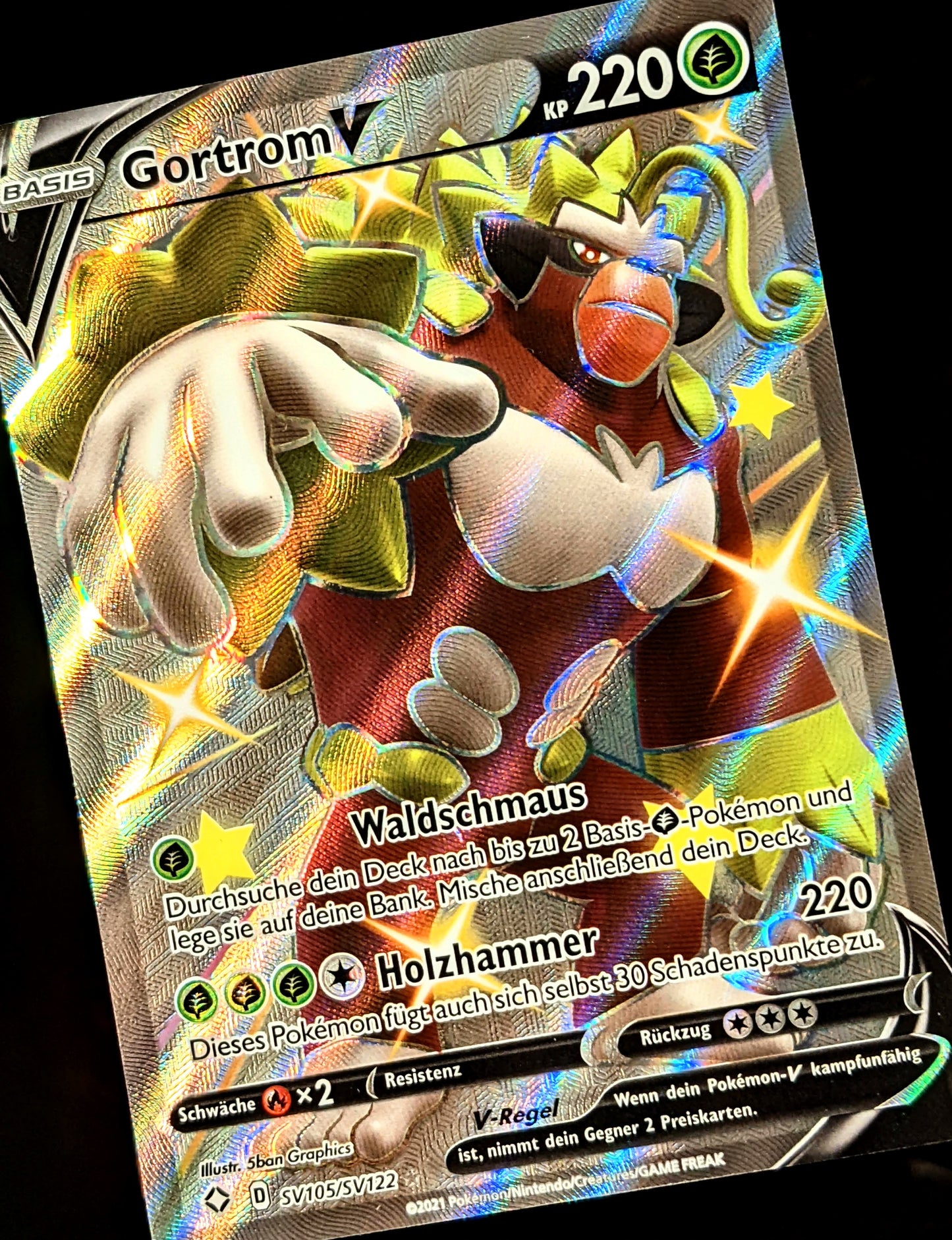 Gortrom V Shiny Full Art SV105/SV122 DE