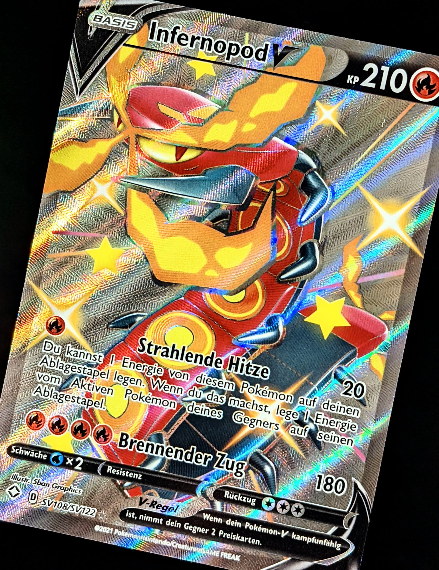 Infernopod V Shiny Full Art SV108/SV122 DE