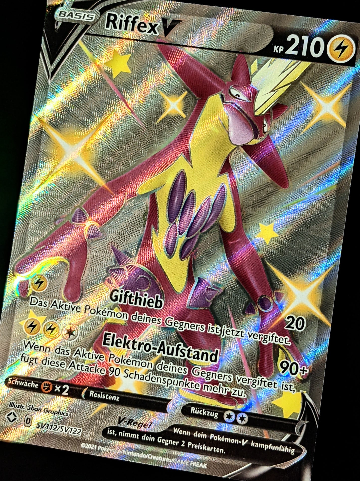 Riffex V Shiny Full Art SV112/SV122 DE