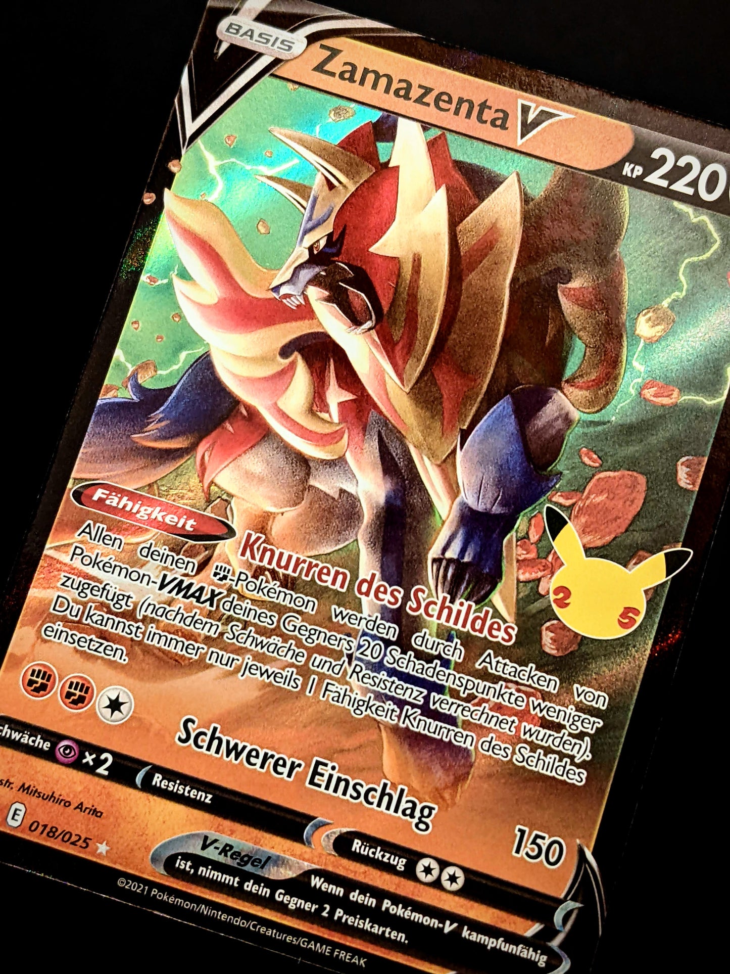 Zamazenta V 018/025 DE