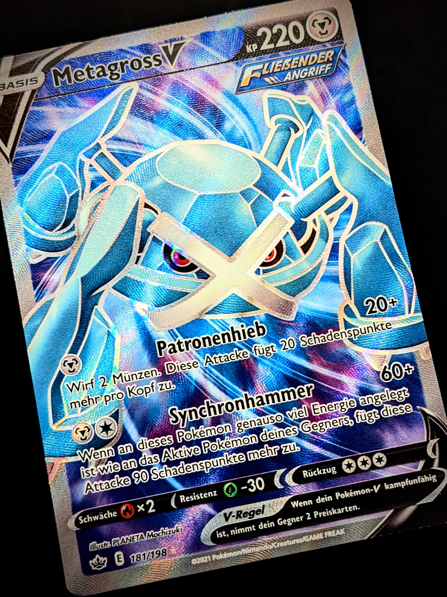 Metagross V Full Art 181/198 DE