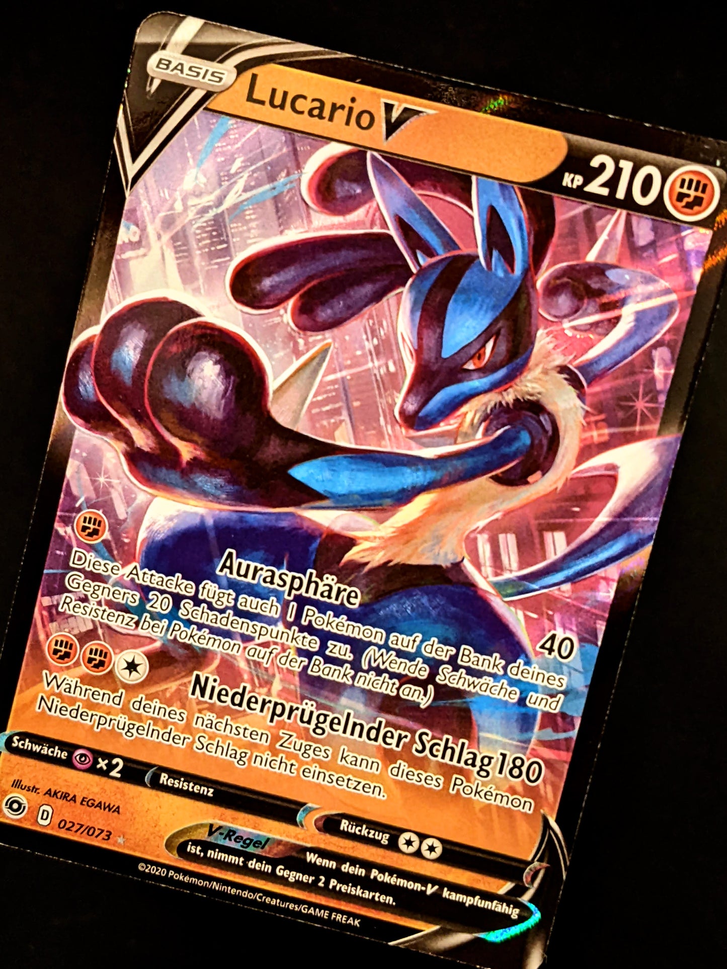 Lucario V 027/073 DE