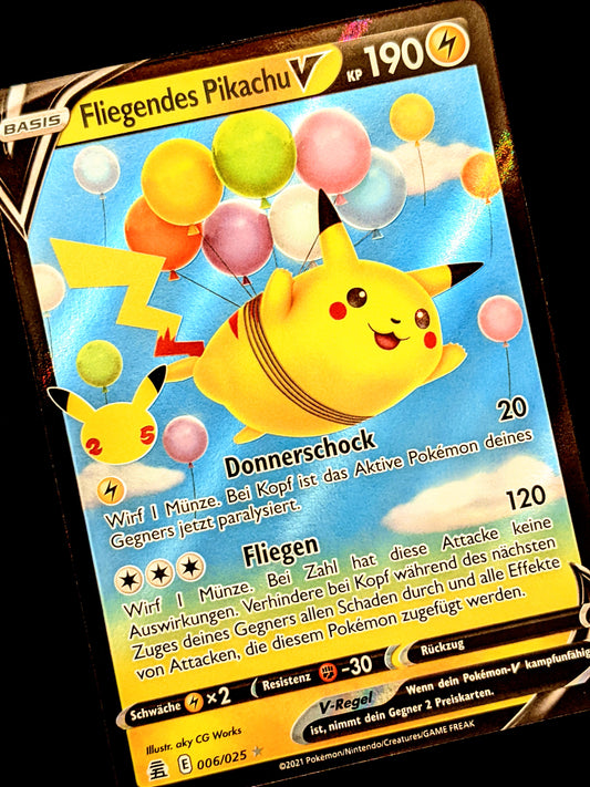 Fliegendes Pikachu V 006/025 DE