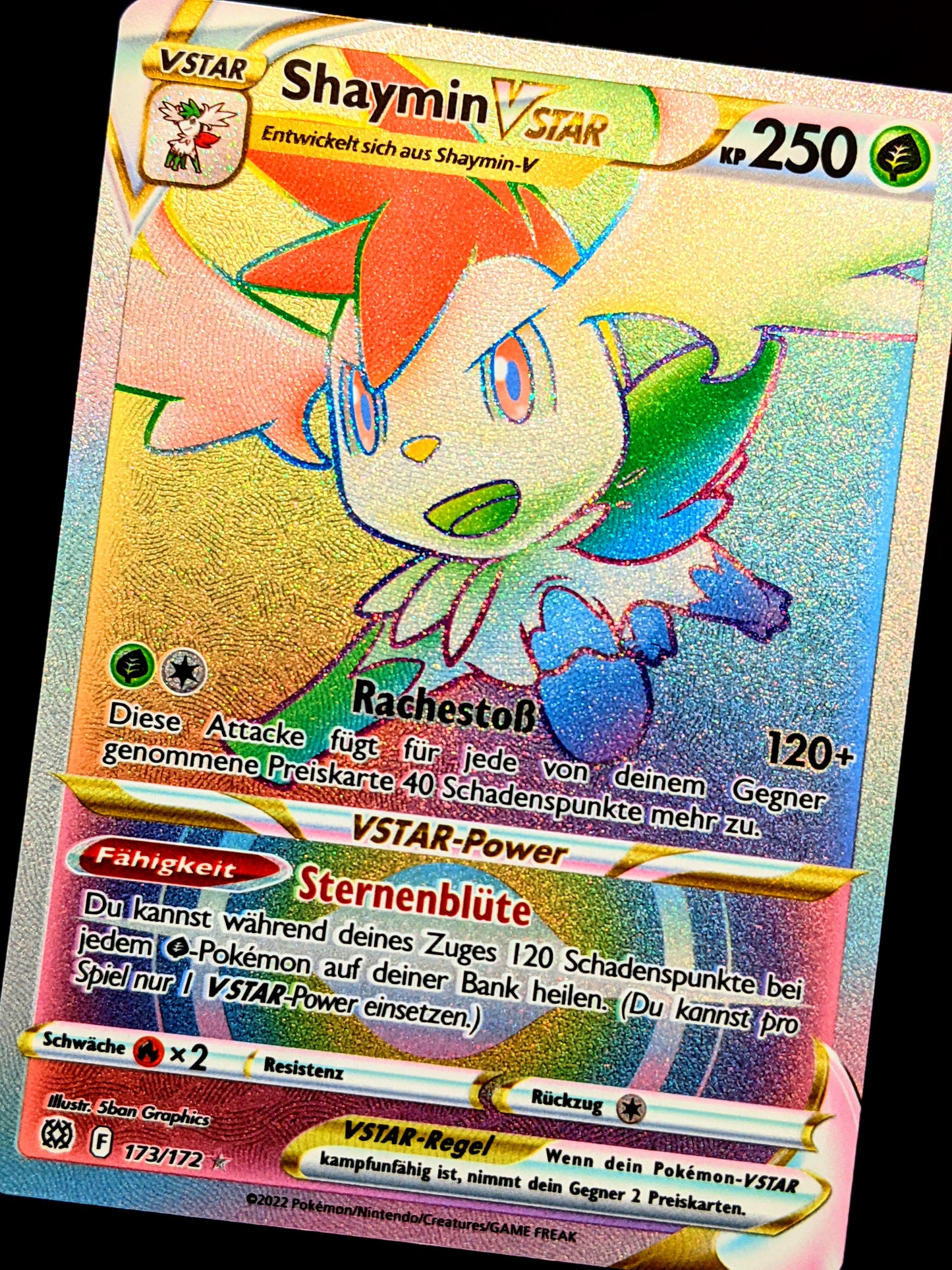 Shaymin VStar Rainbow 173/172 DE