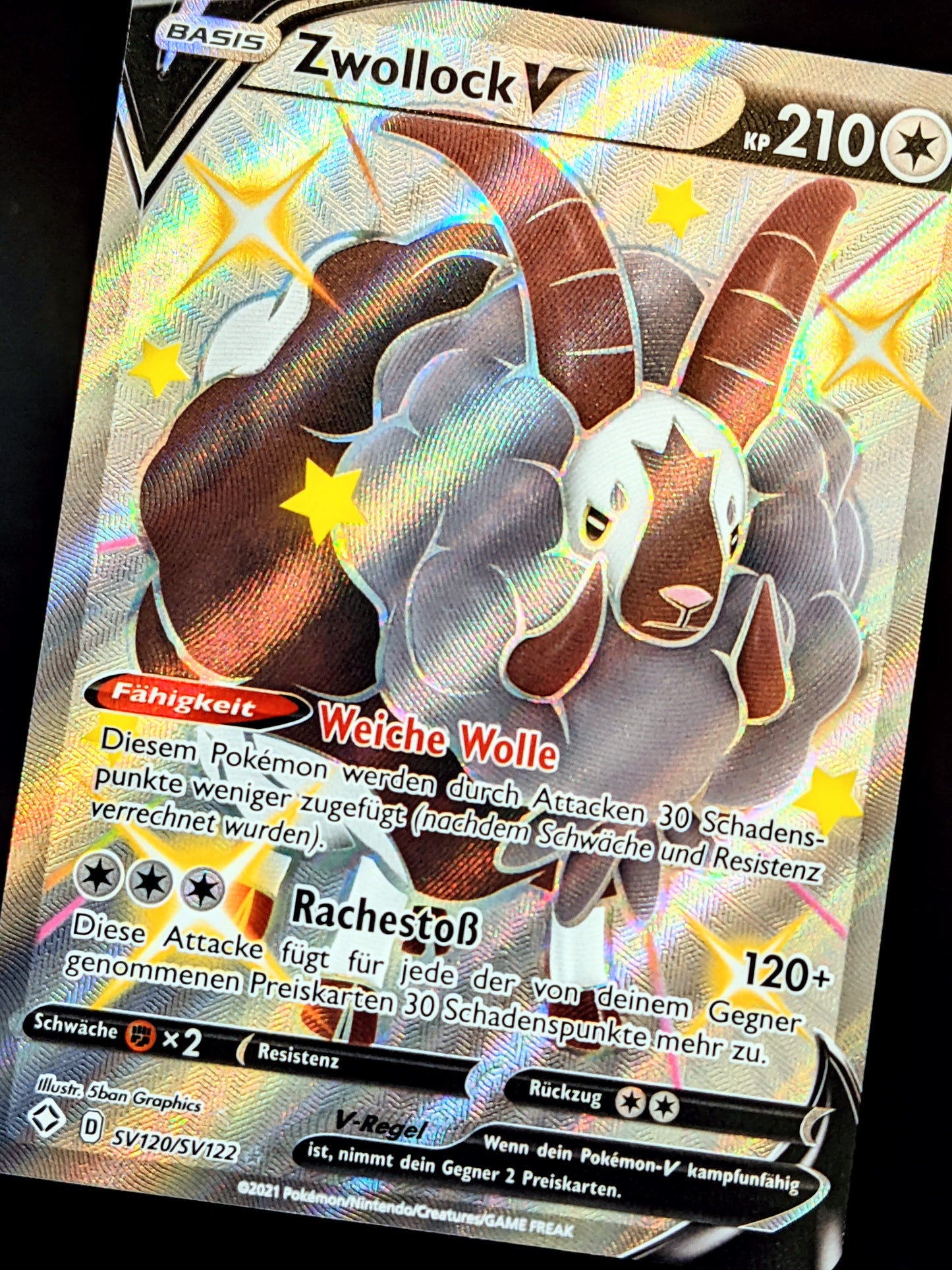 Zwollock V Shiny Full Art SV120/SV122 DE