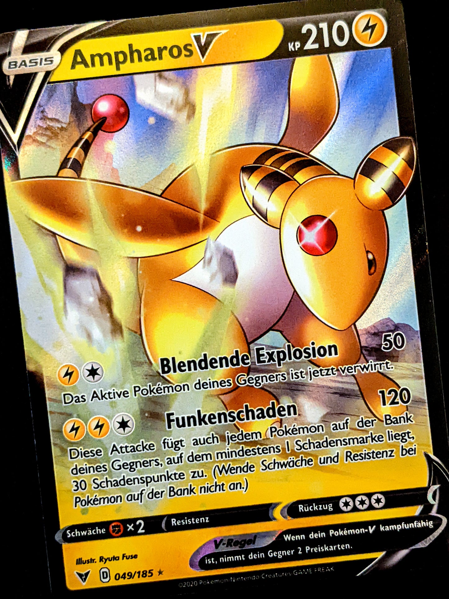 Ampharos V 049/185 DE