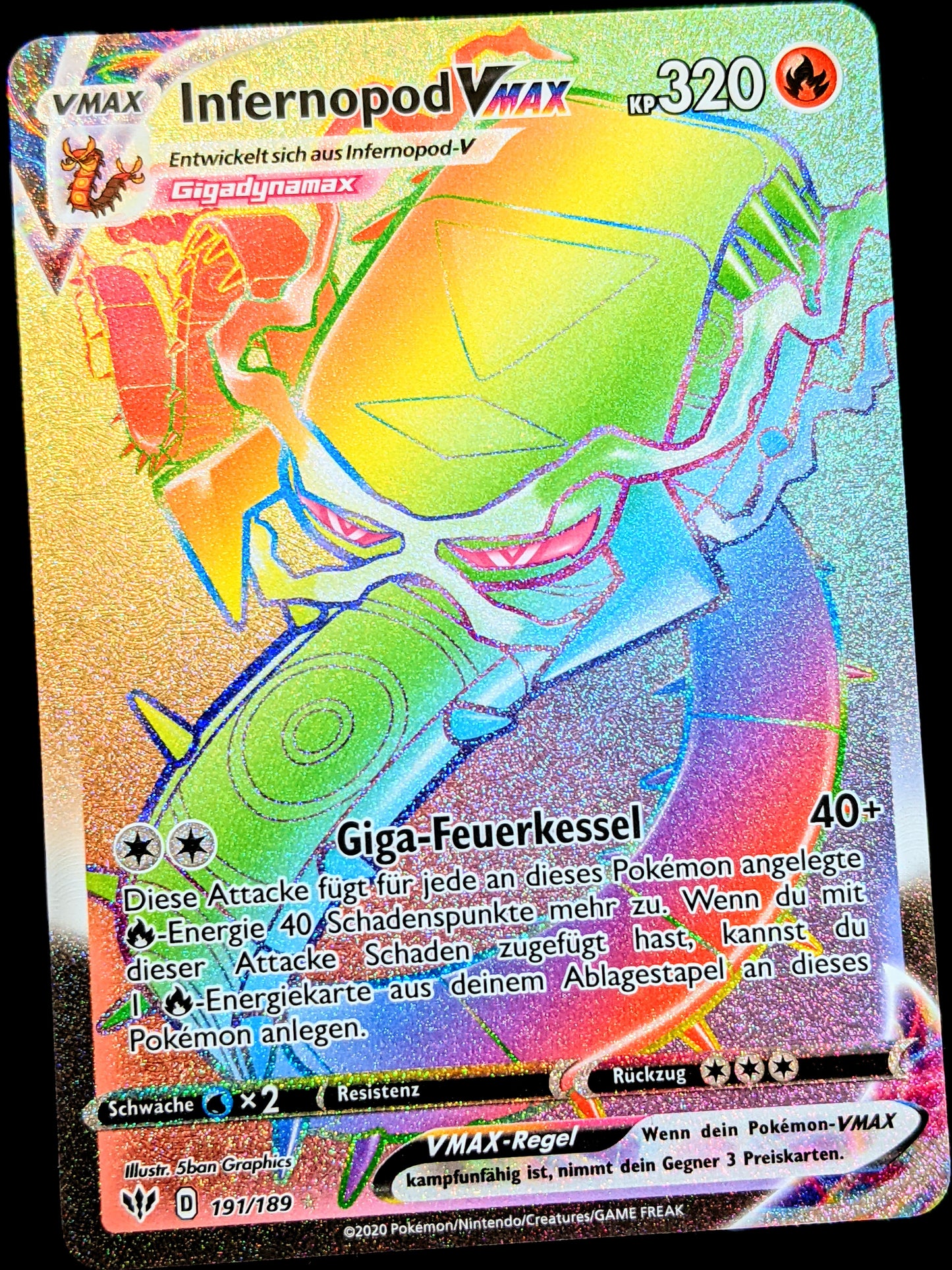 Infernopod VMax Rainbow 191/189 DE