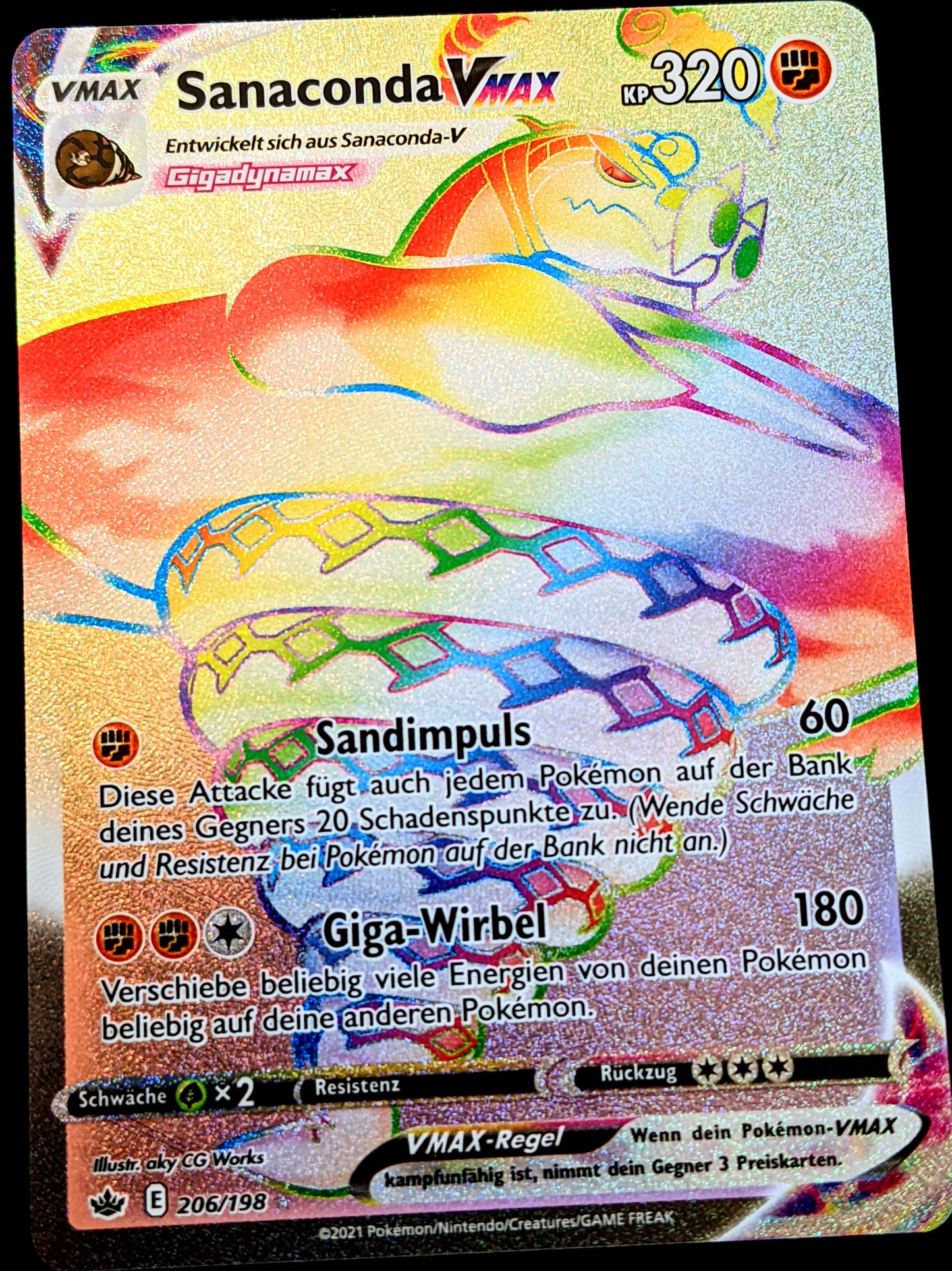 Sanaconda VMax Rainbow 206/198 DE