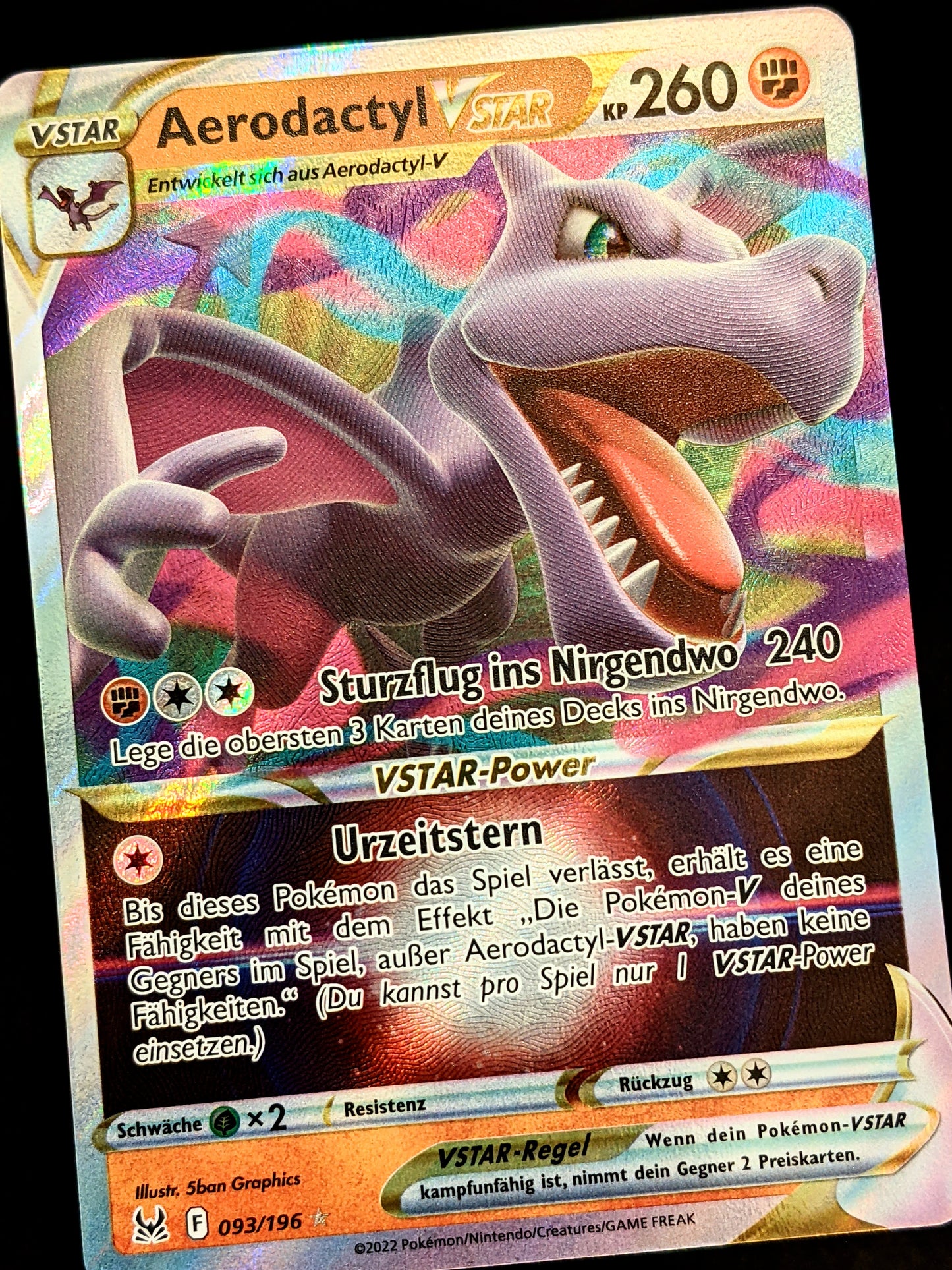 Aerodactyl VStar 093/196 DE