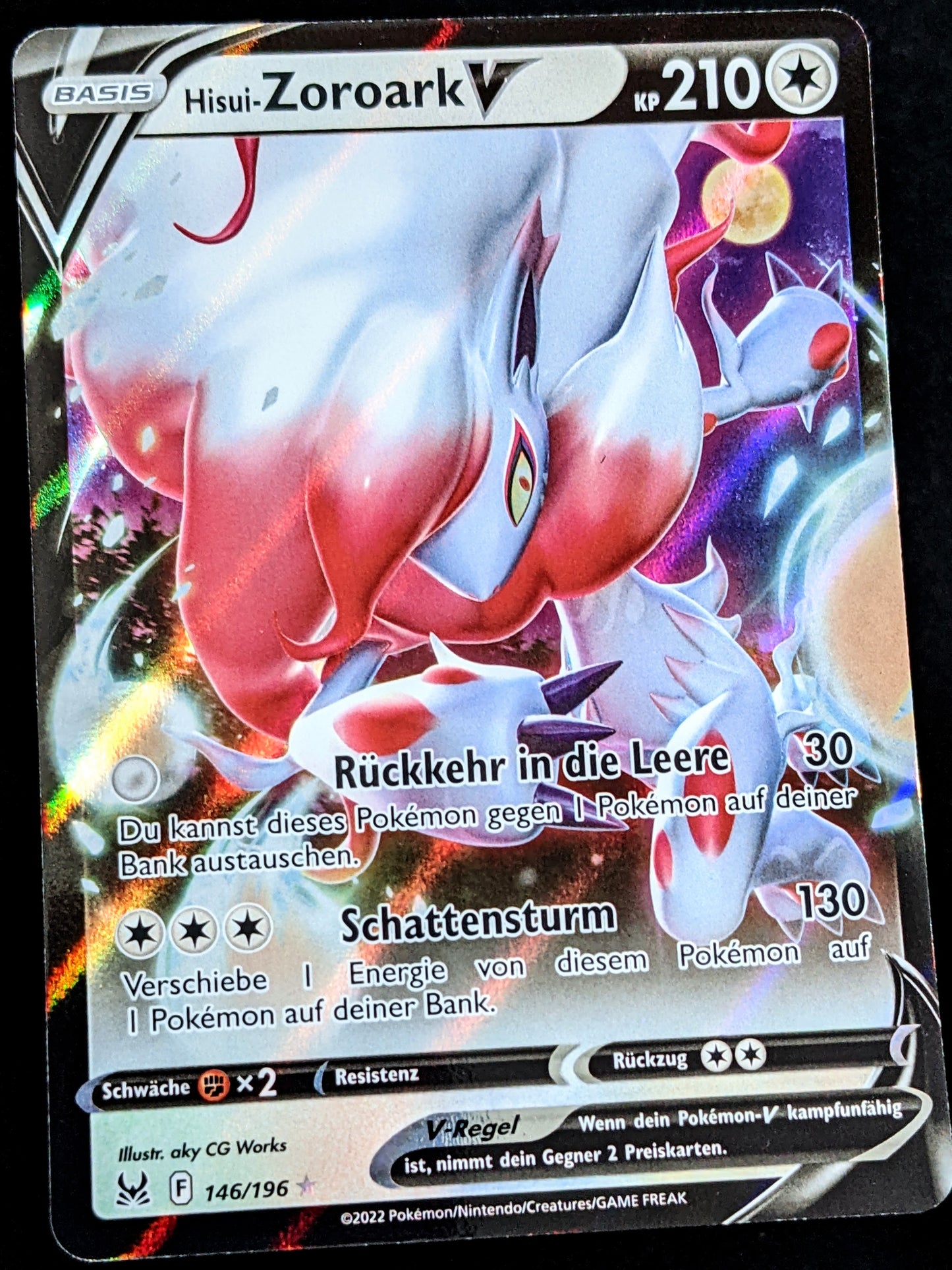 Hisui-Zoroark V 146/196 DE