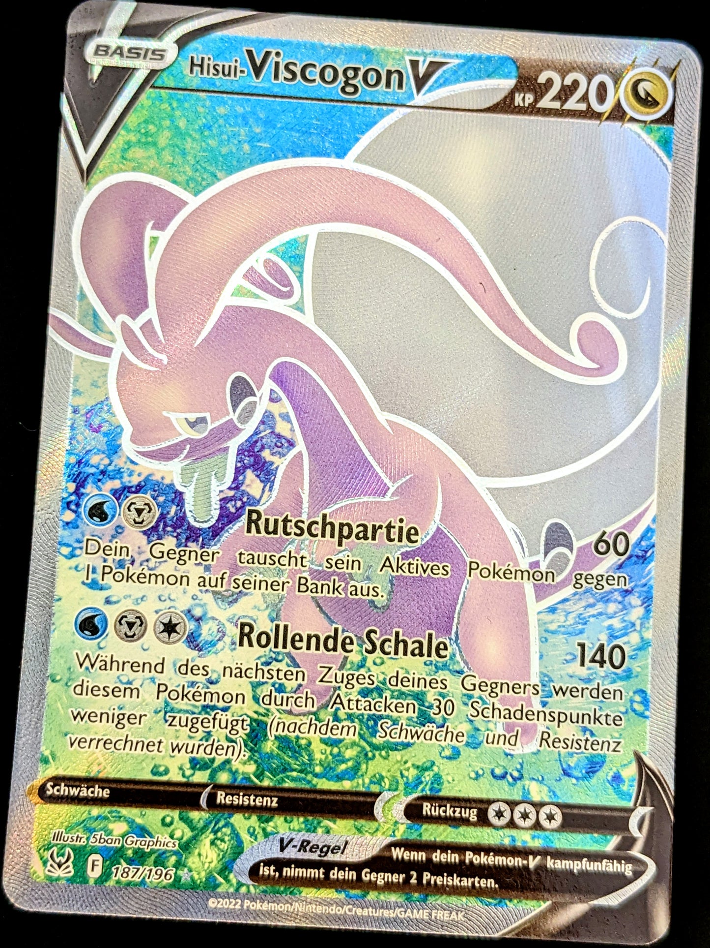 Hisui-Viscogon V Full Art 187/196 DE