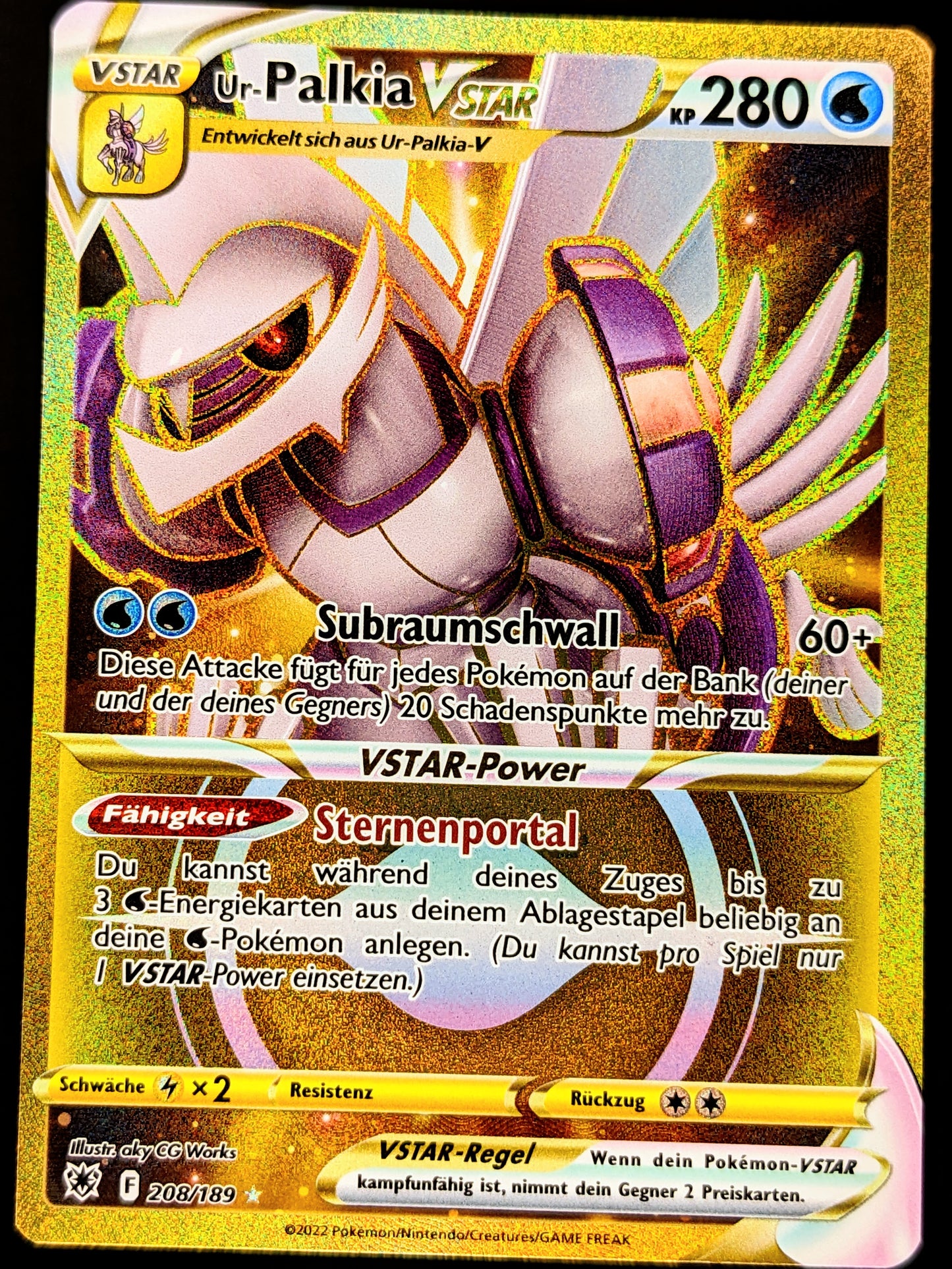 Ur-Palkia VStar Gold 208/189 DE