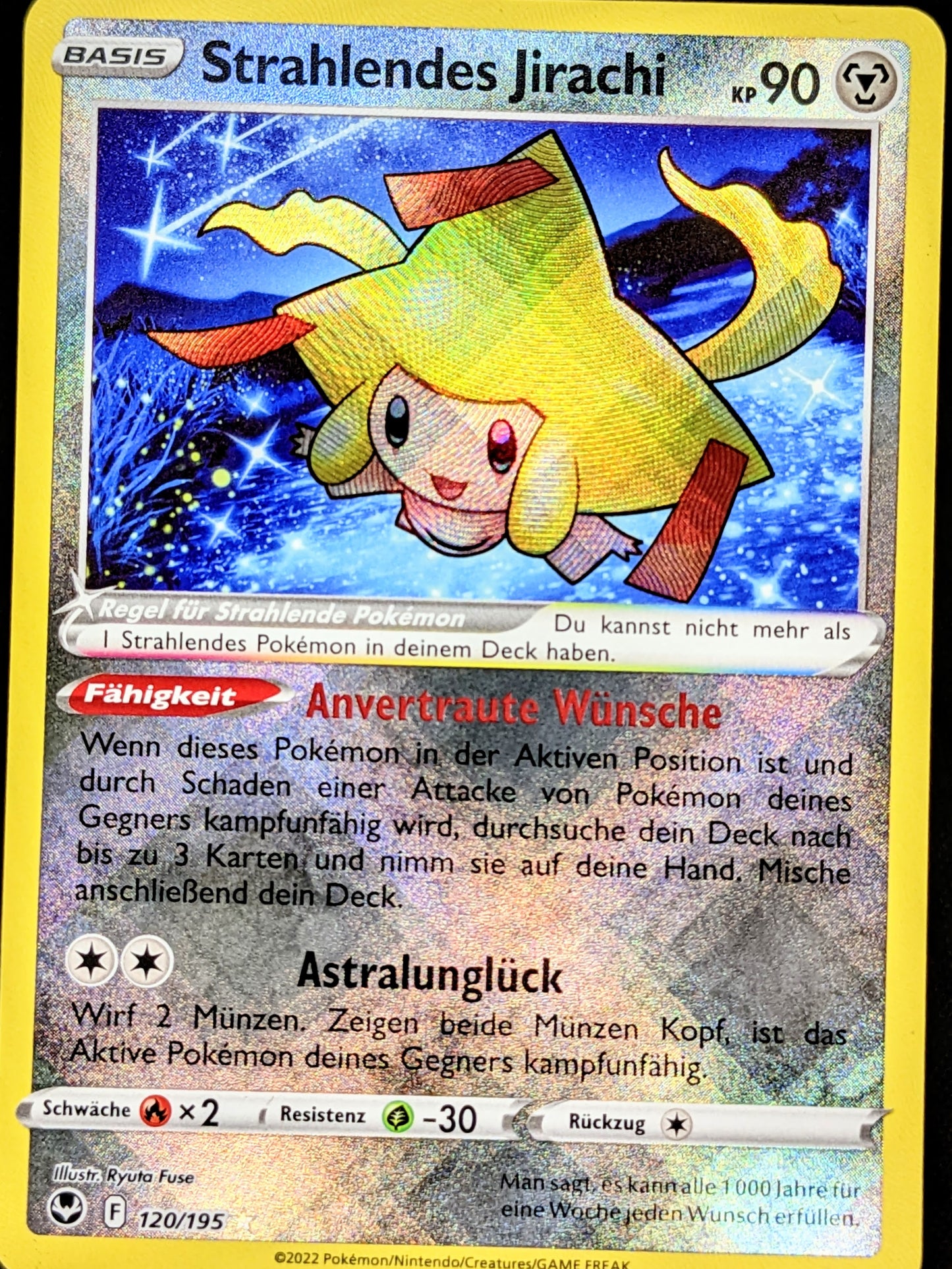 Strahlendes Jirachi 120/195 DE