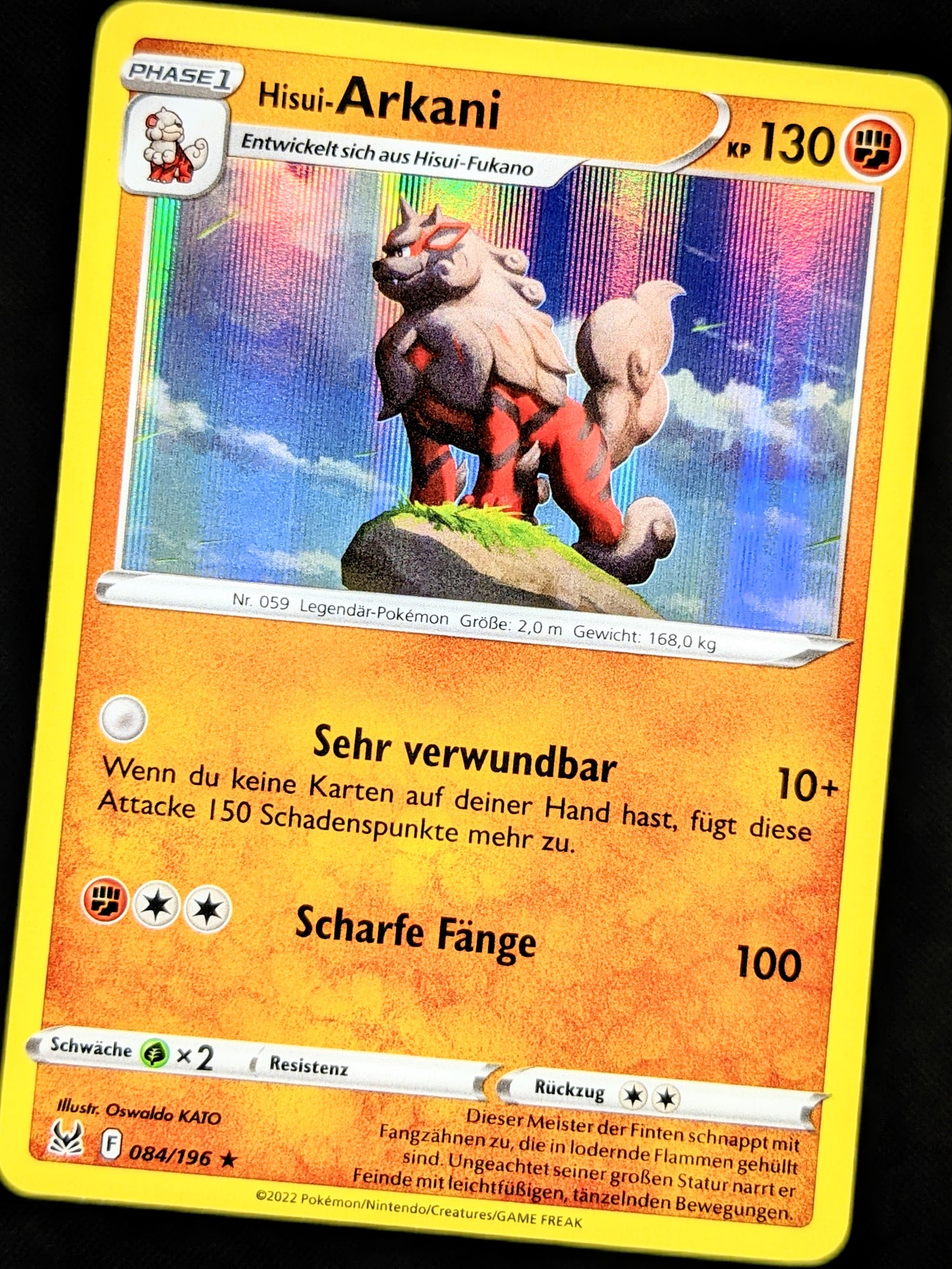Hisui-Arkani Holo 084/196 DE