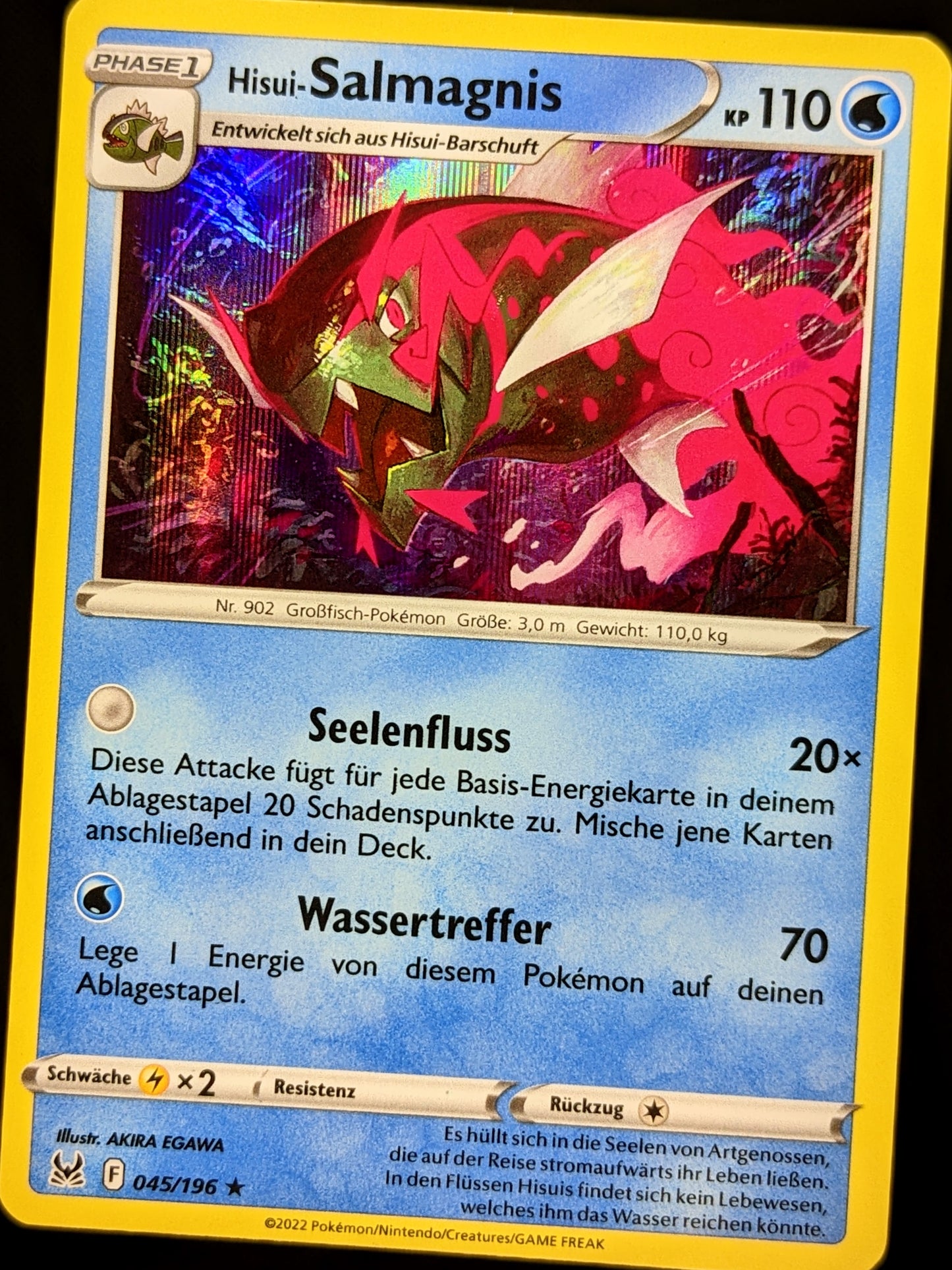 Hisui-Salmagnis Holo 045/196 DE