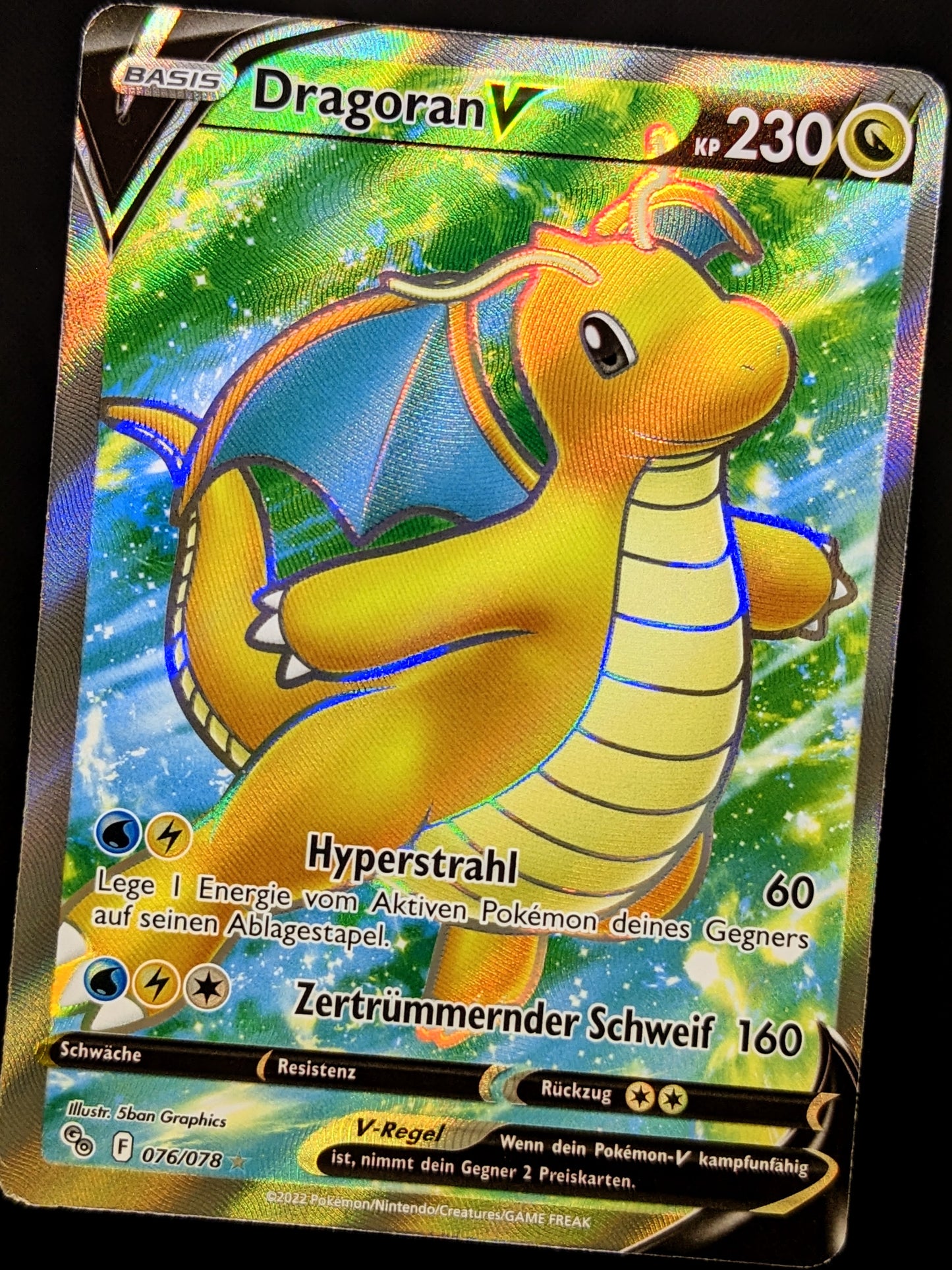 Dragoran V Full Art 076/078 DE