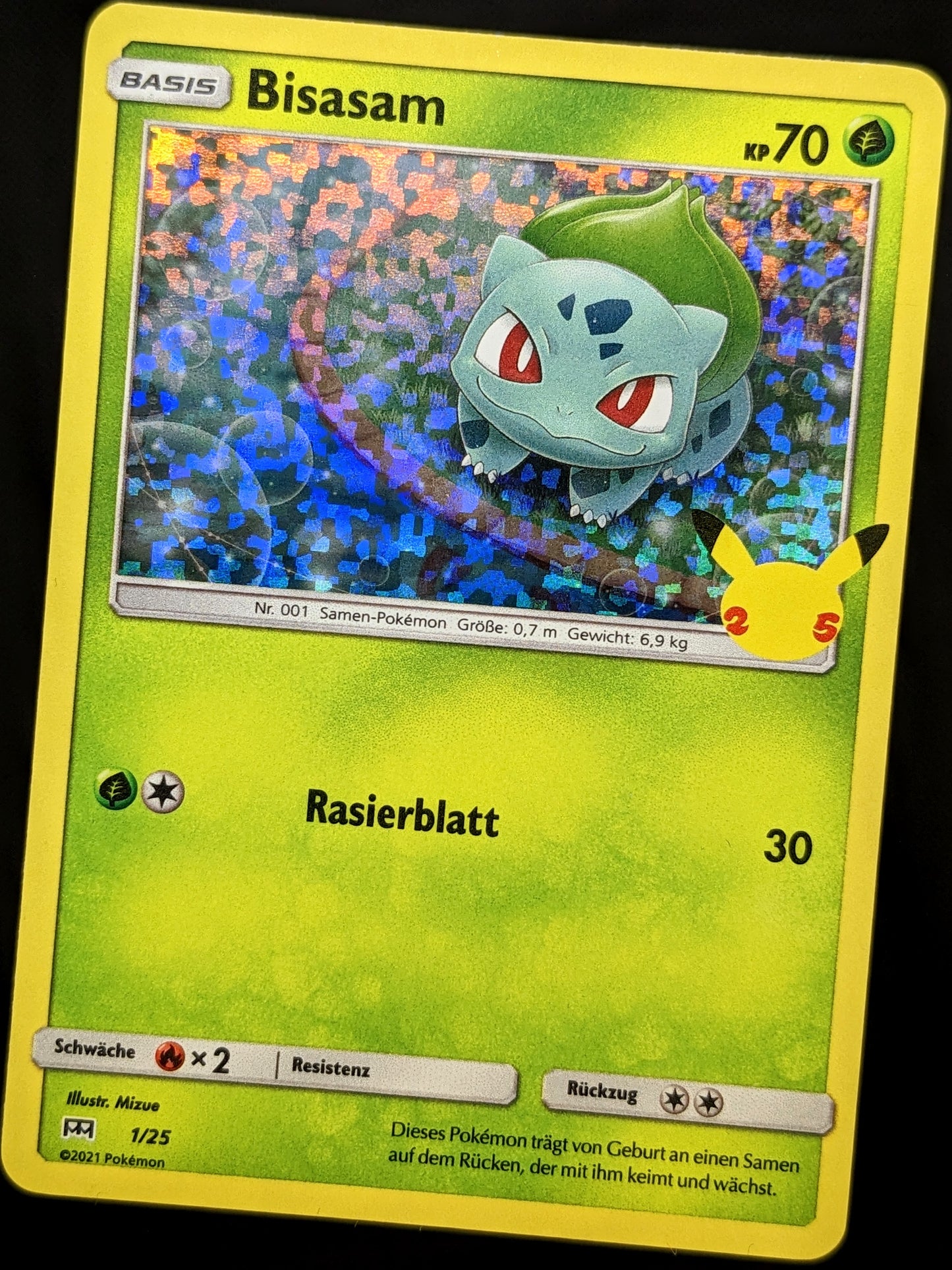 Bisasam Holo 1/25 DE