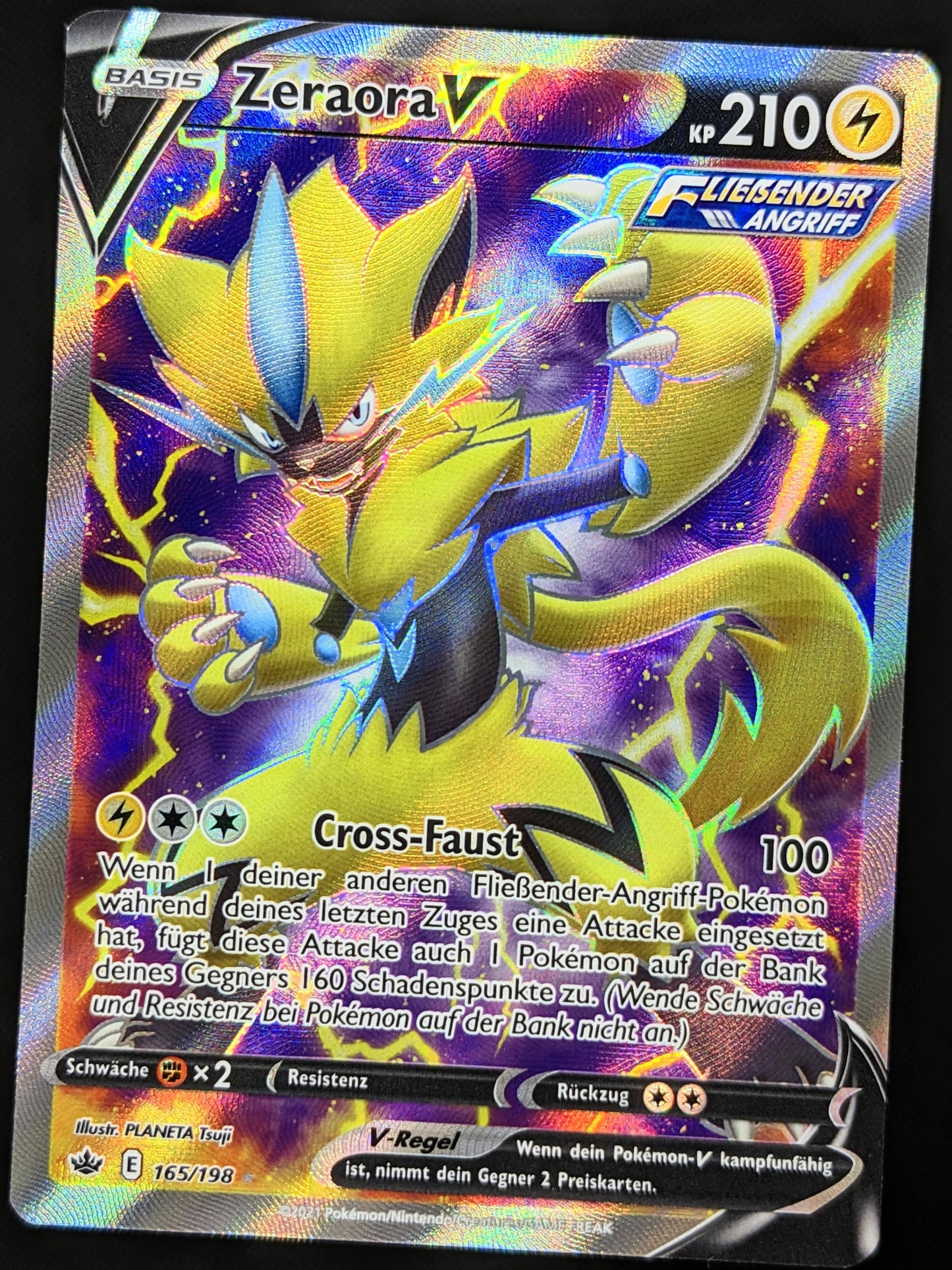 Zeraora V Full Art 165/198 DE