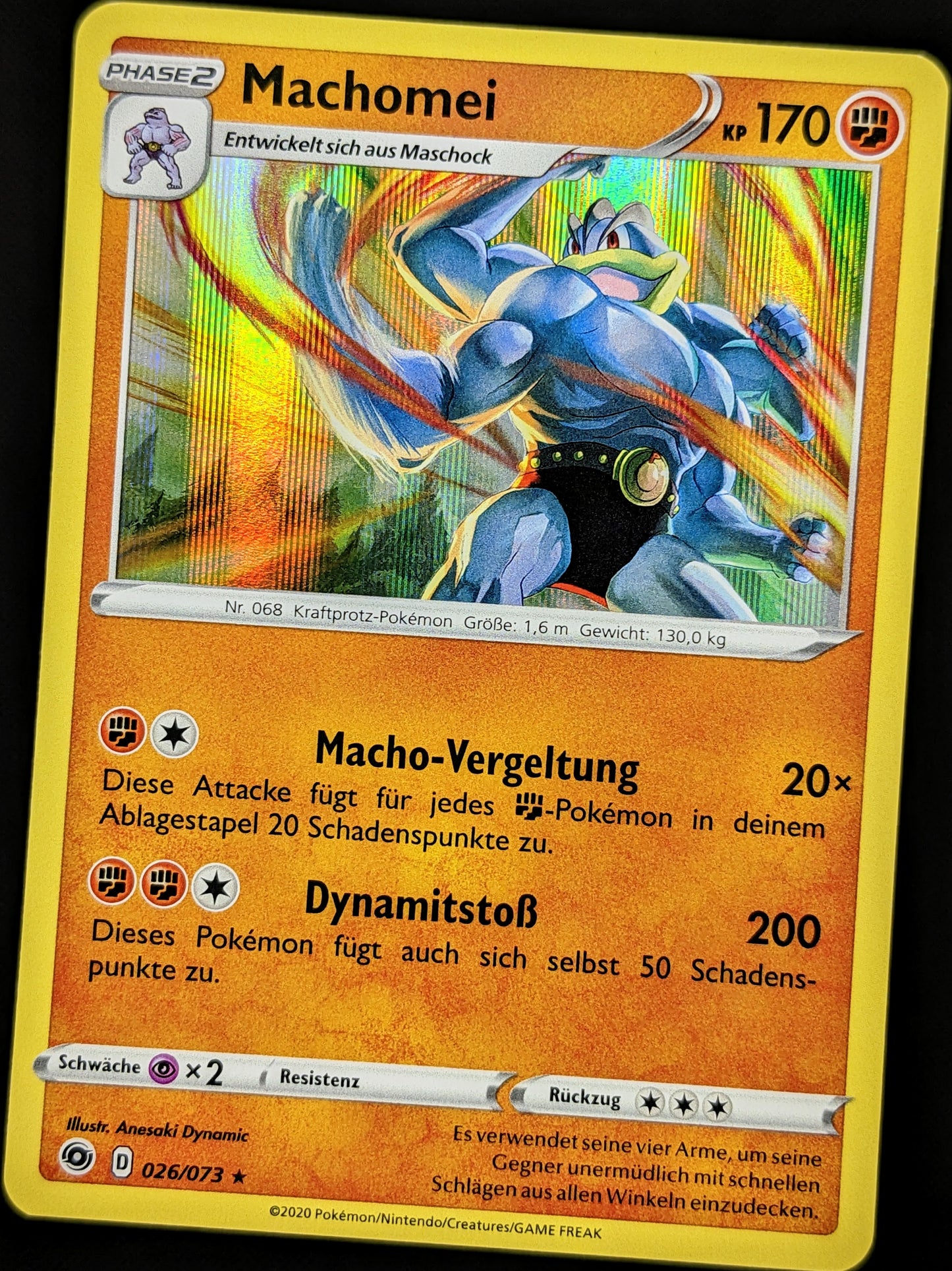 Machomei Holo 026/073 DE