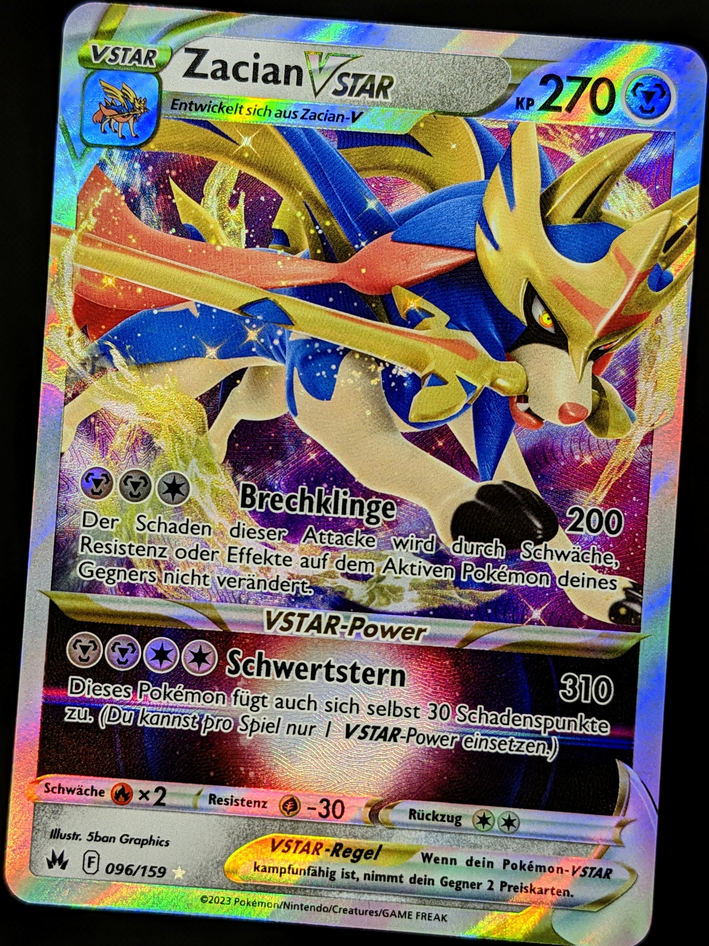 Zacian VStar 096/159 DE