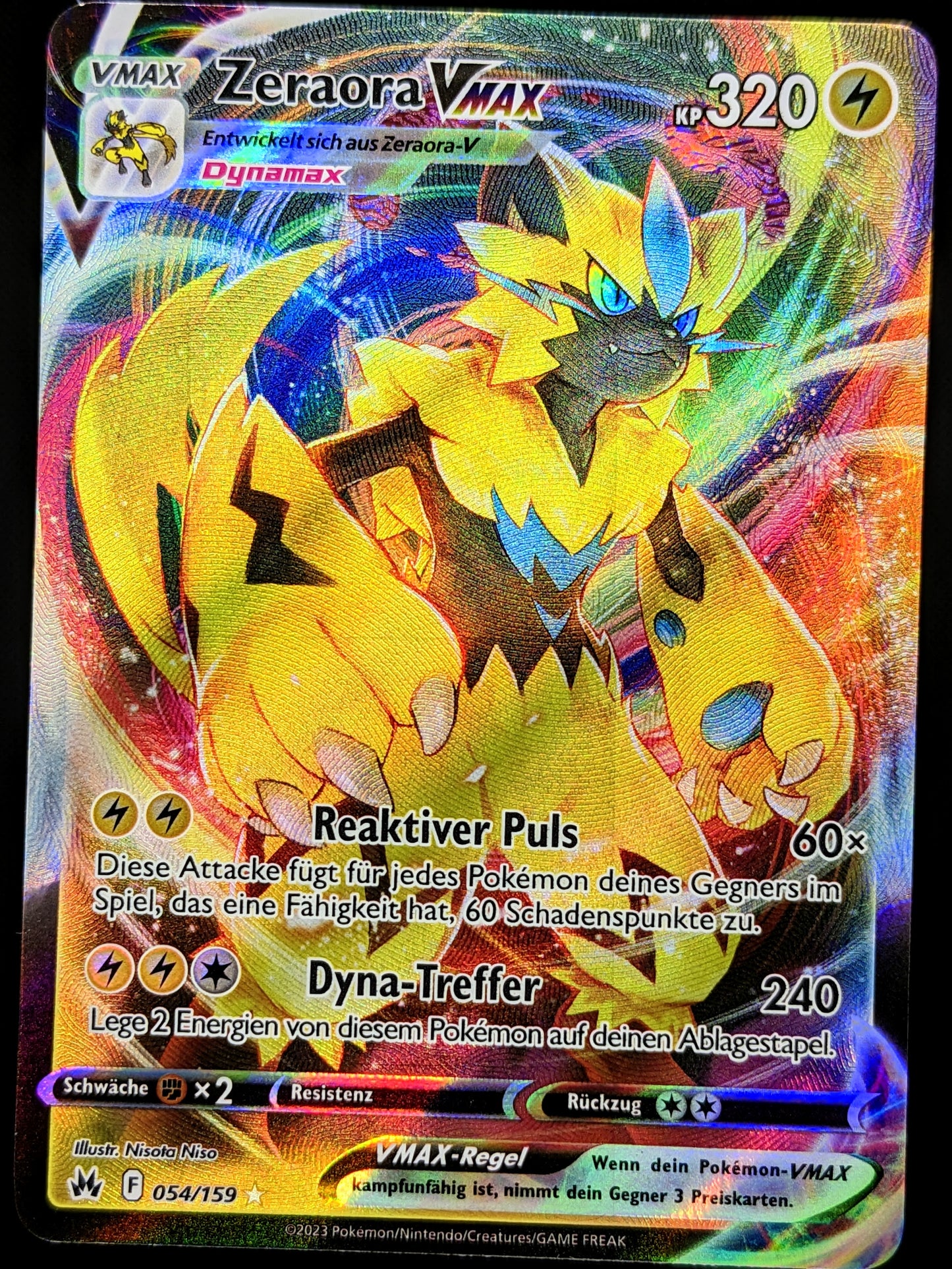 Zeraora VMax 054/159 DE