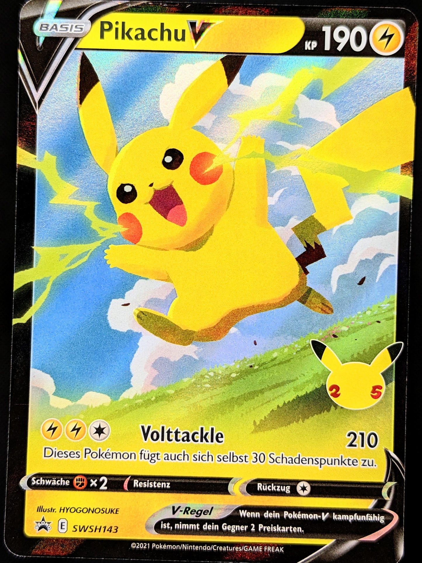 Pikachu V Promo SWSH143 DE
