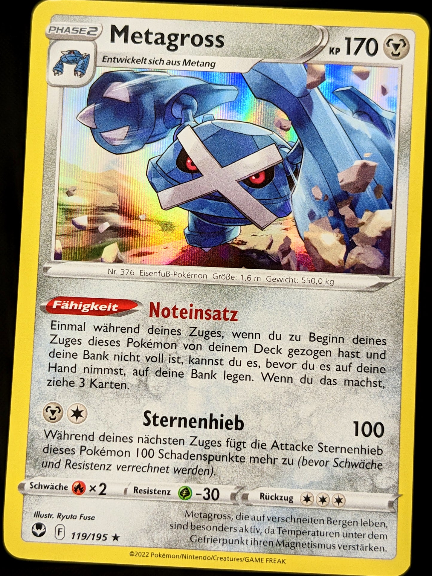 Metagross Holo 119/195 DE