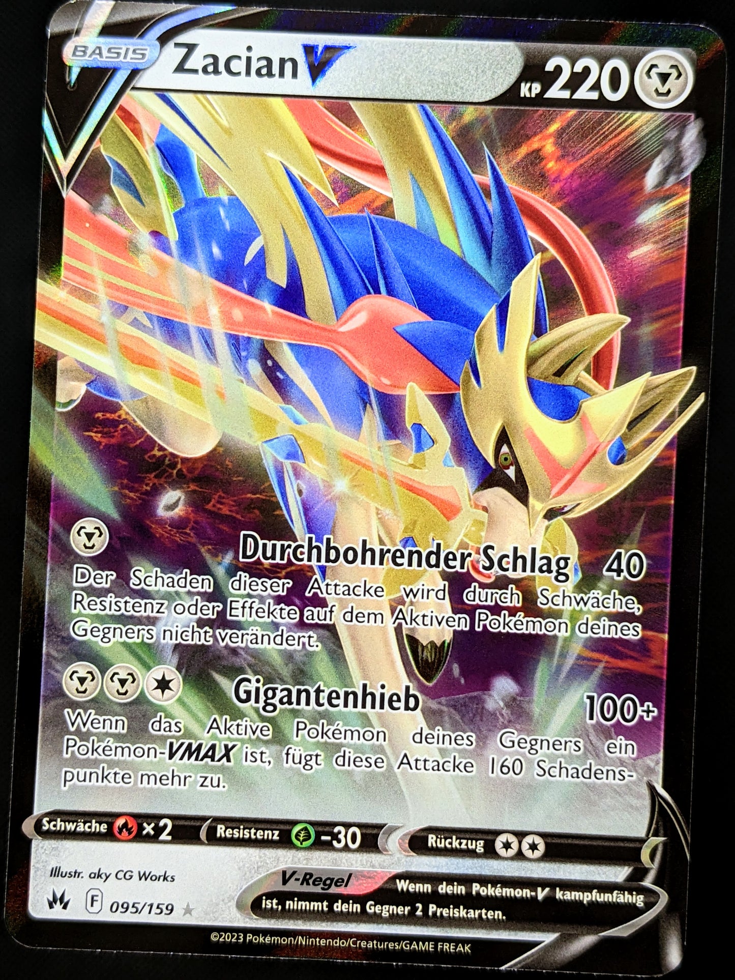 Zacian V 095/159 DE