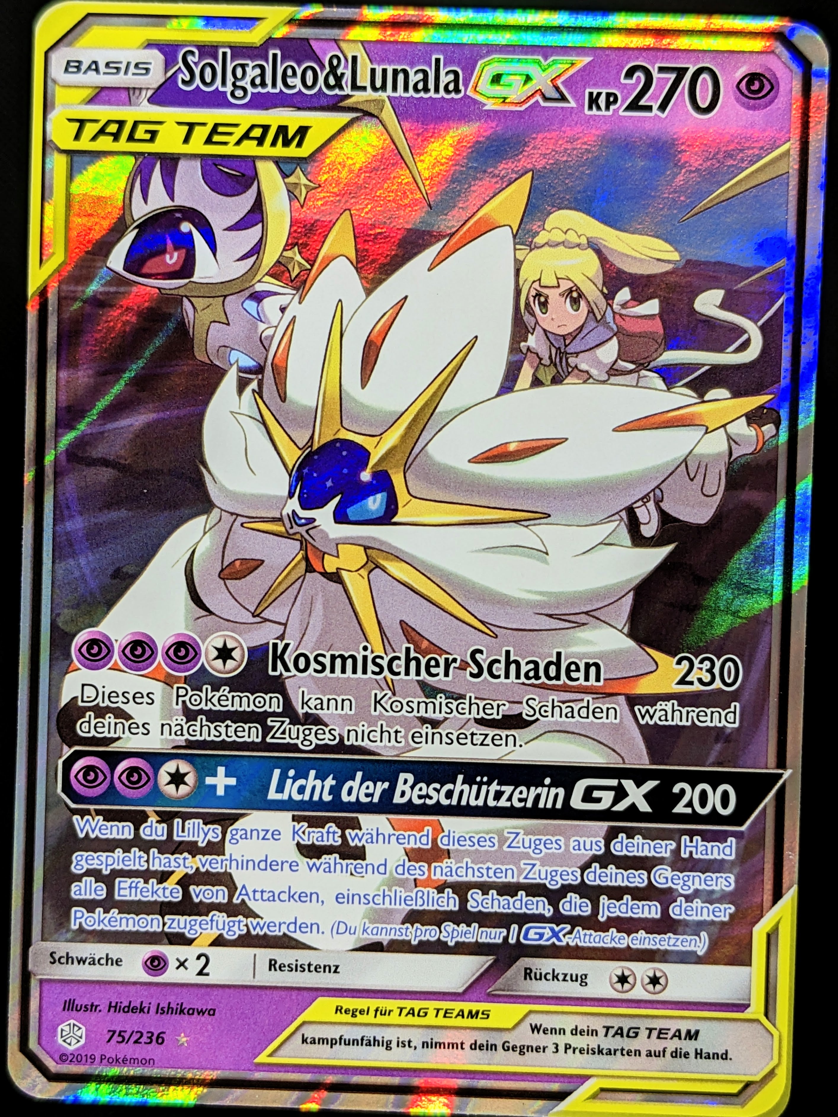 Lunala Shiny Chinese Pokmon Card: Solgaleo & Lunala GX 036/150 Shining Together Tag Team (NM) Japanese Made Chinese Language Card Lunala Shiny Chinese Pokmon Card: Solgaleo & Lunala GX 036/150 Shining Together Tag Team (NM) Japanese Made Chinese Language Card