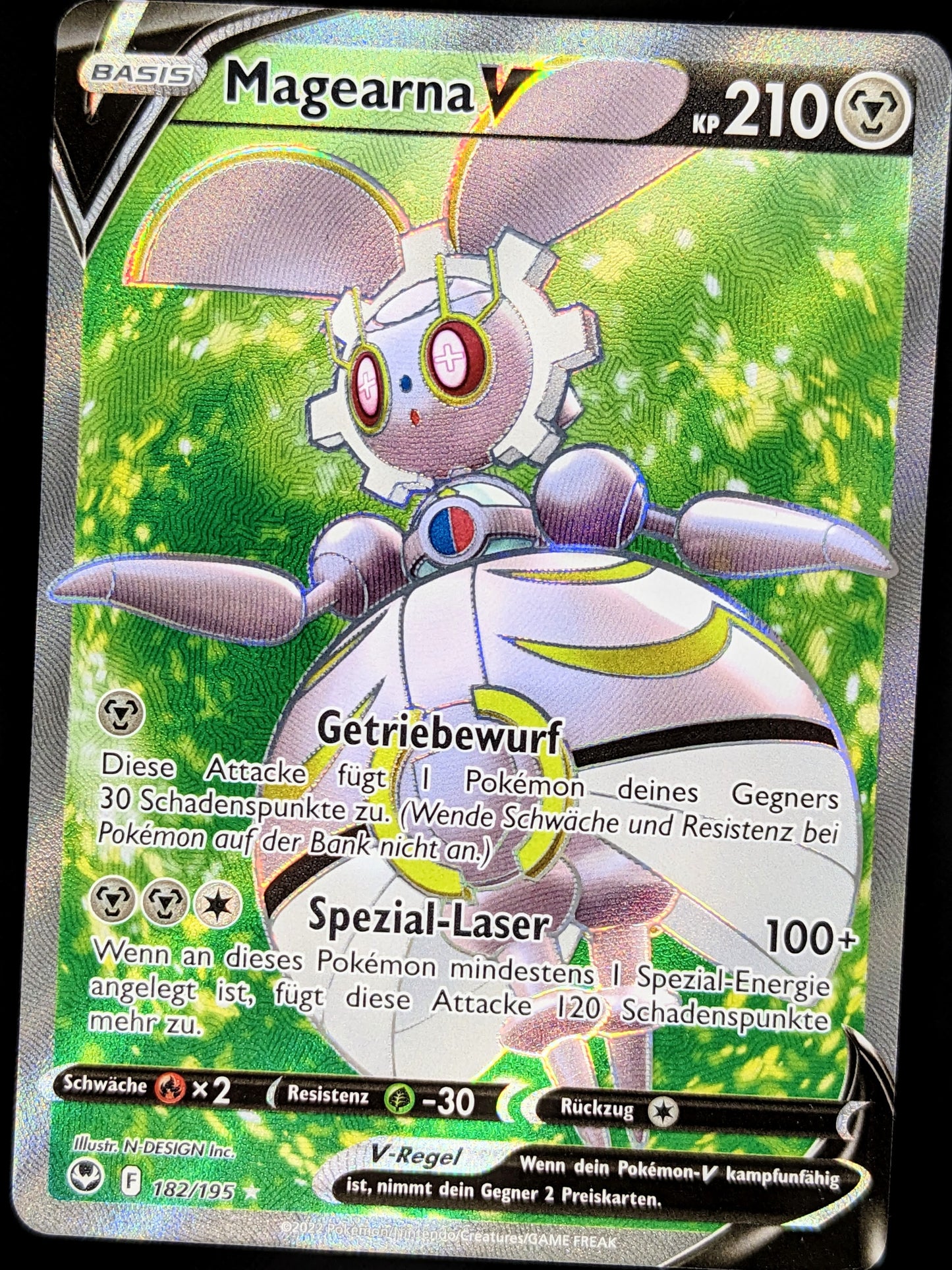 Magearna V Full Art 182/195 DE