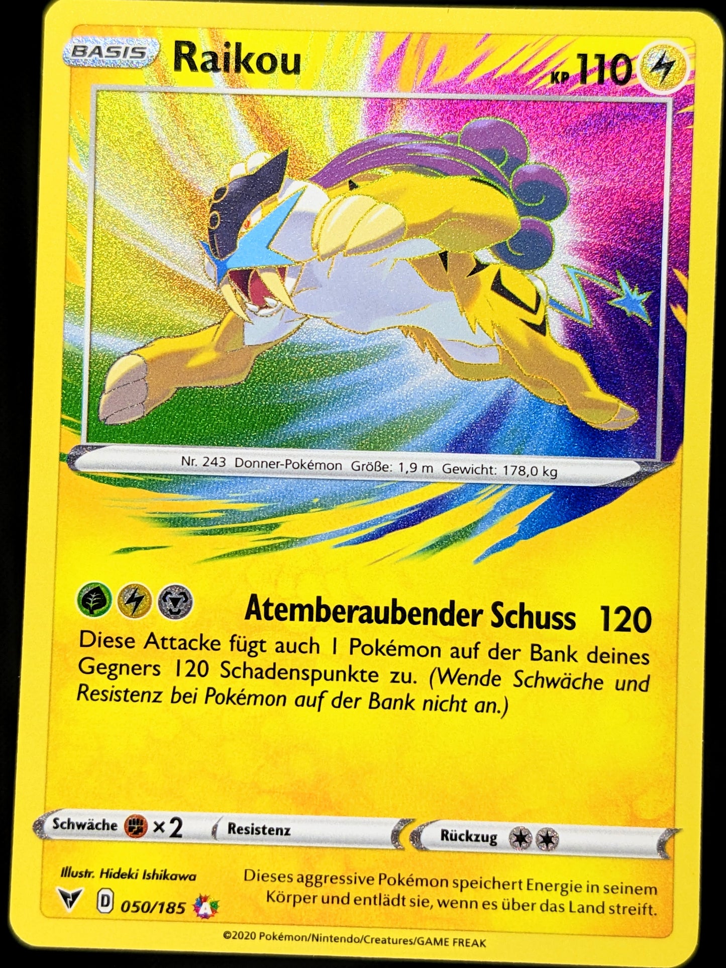 Raikou Amazing Rare 050/185 DE