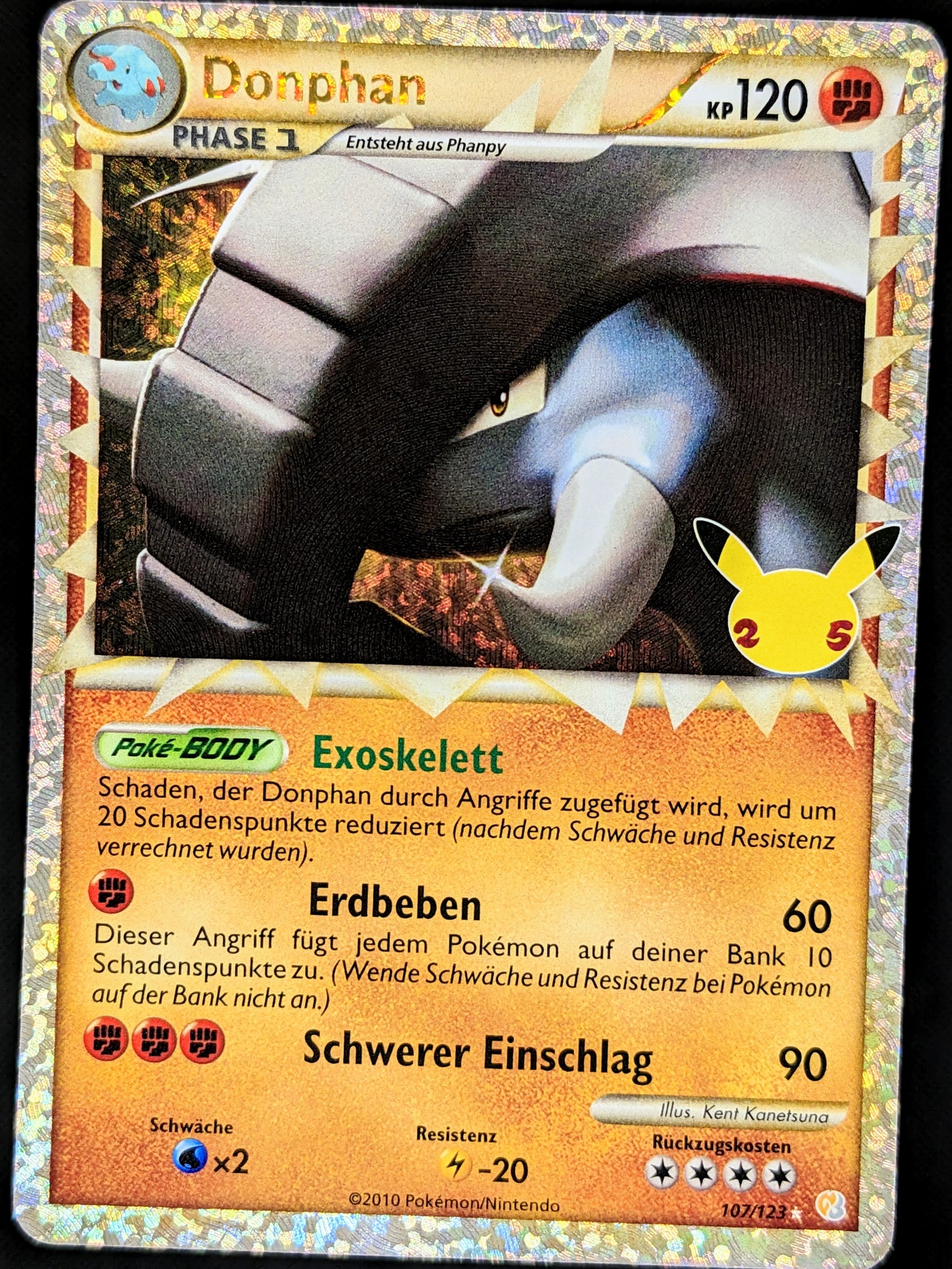 Donphan Holo 107/123 DE