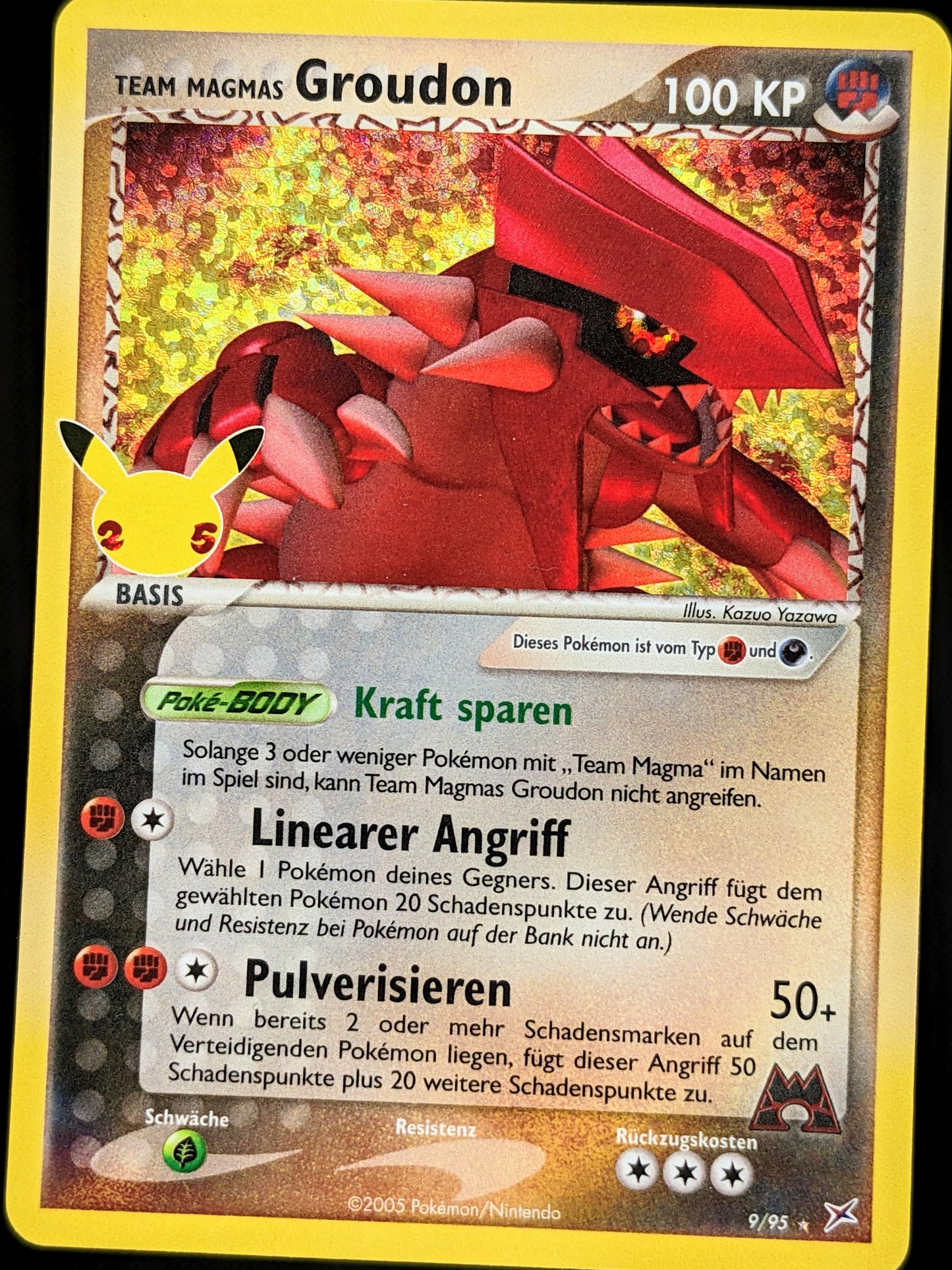 Team Magmas Groudon Holo 9/95 DE