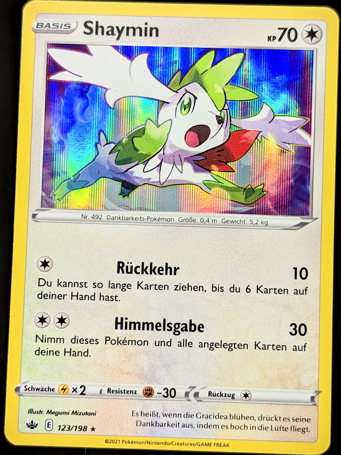 Shaymin Holo 123/198 DE