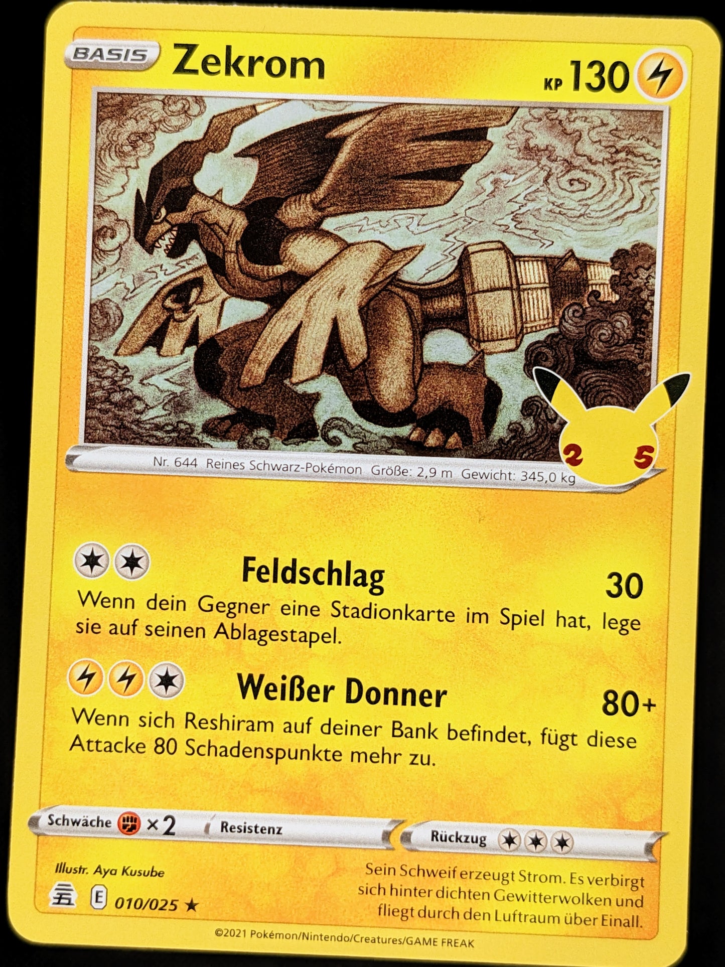 Zekrom Holo 010/025 DE