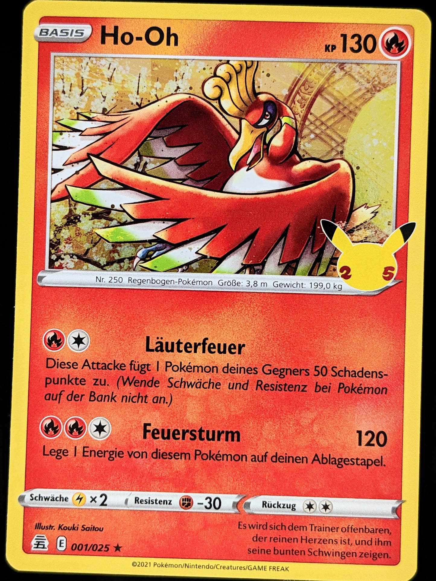 Ho-Oh Holo 001/025 DE