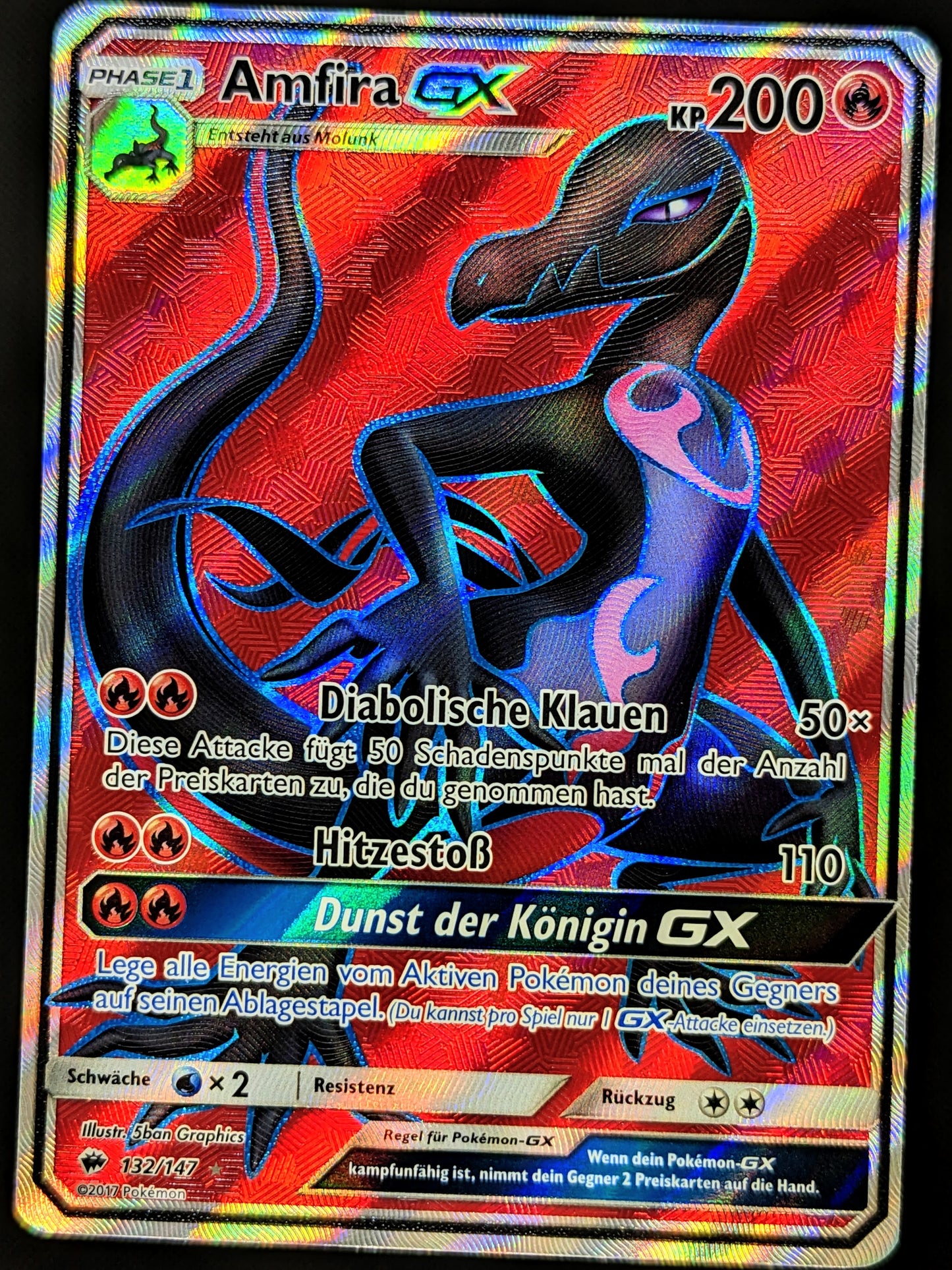 Amfira GX Full Art 132/147 DE