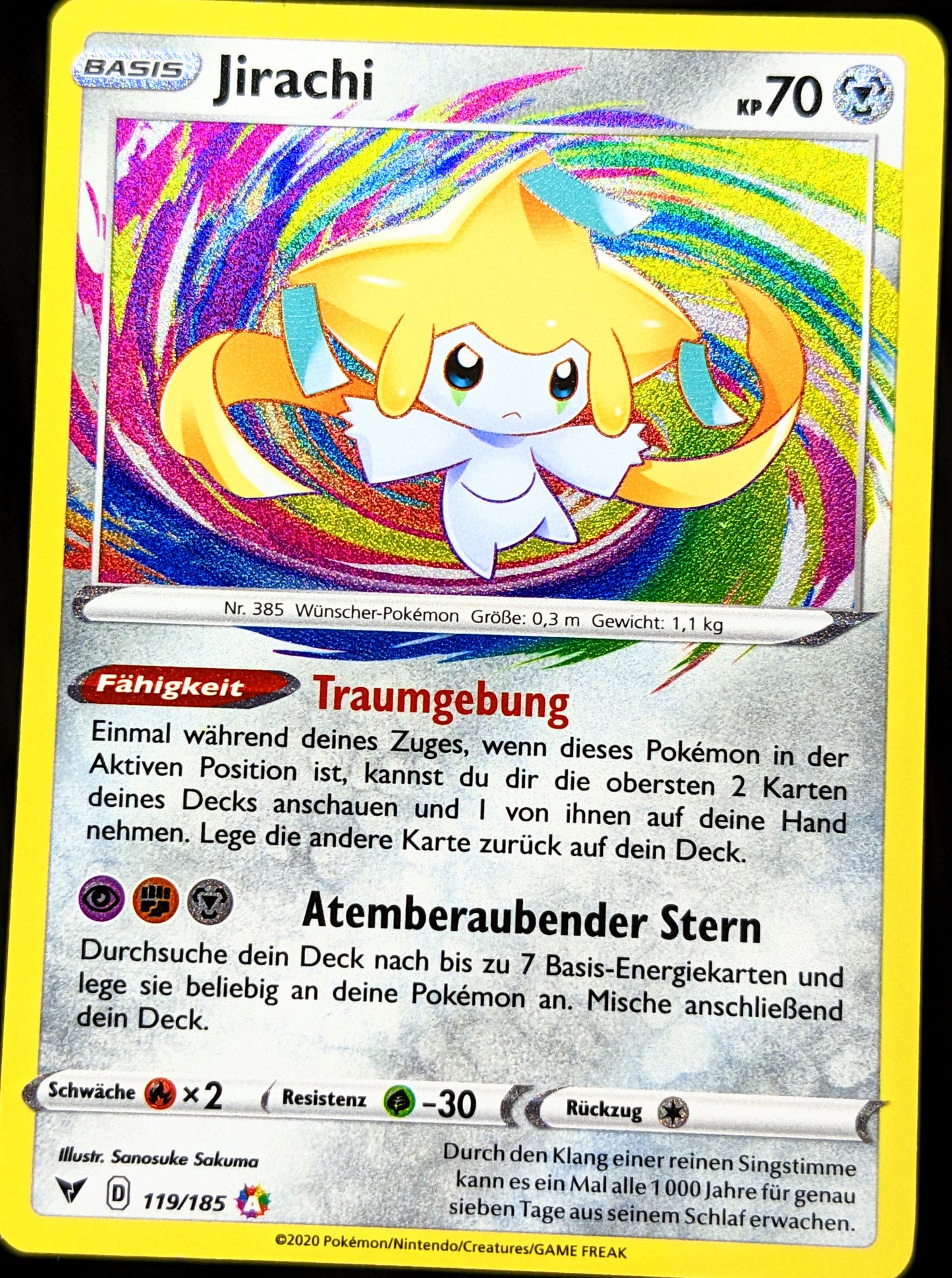 Jirachi Amazing Rare 119/185 DE